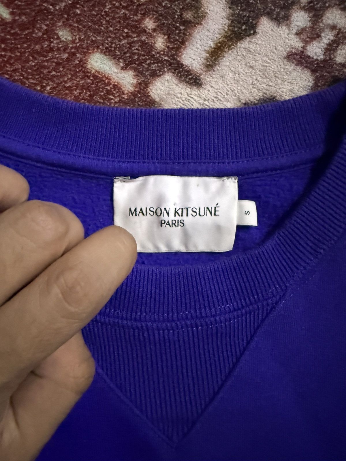 Maison Kitsune Fox embroided sweatshirt Size US S / EU 44-46 / 1 - 3 Thumbnail