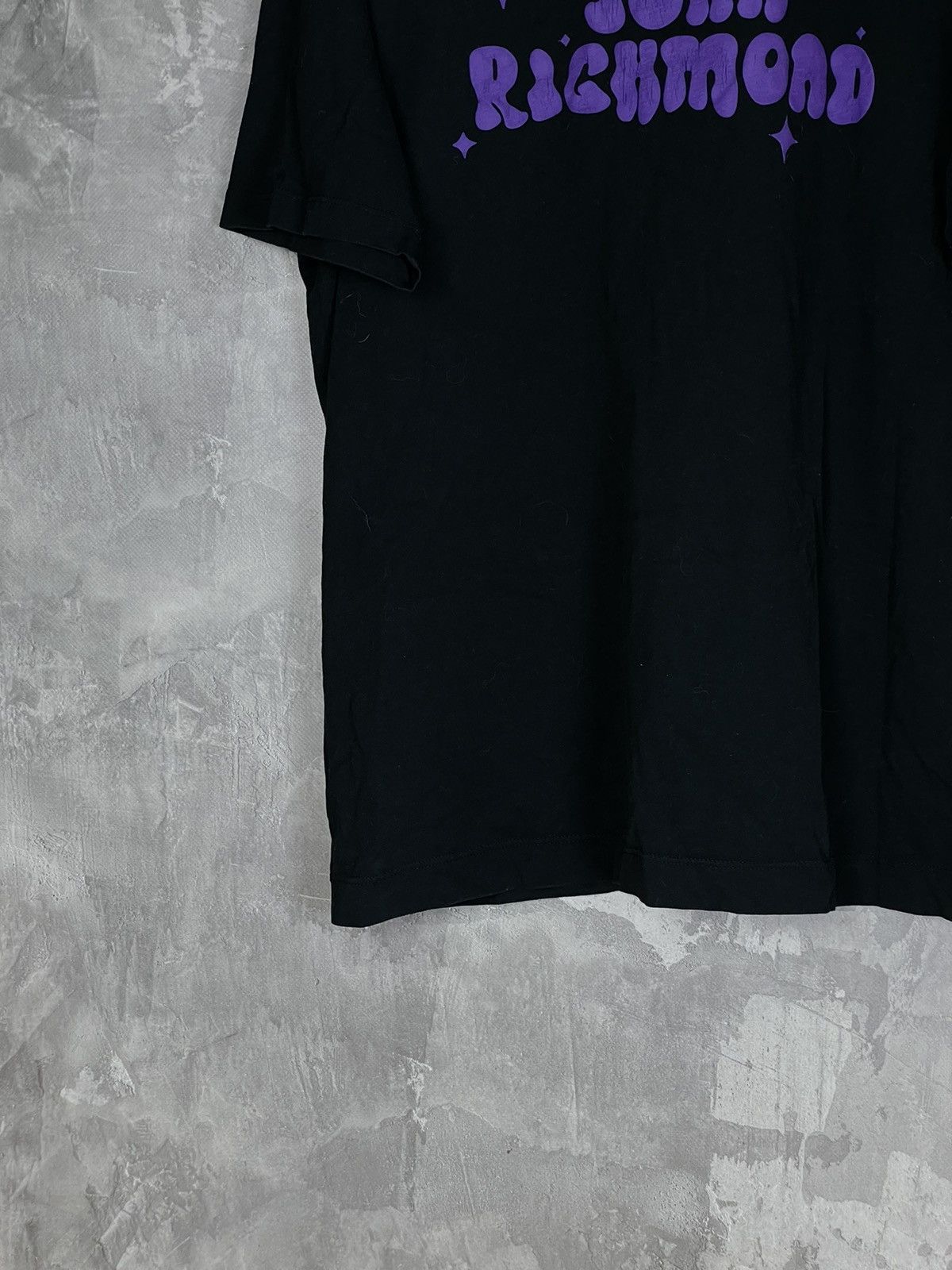 Designer × John Richmond John Richmond Streetwear Big Logo Black T shirt Size US XL / EU 56 / 4 - 5 Thumbnail