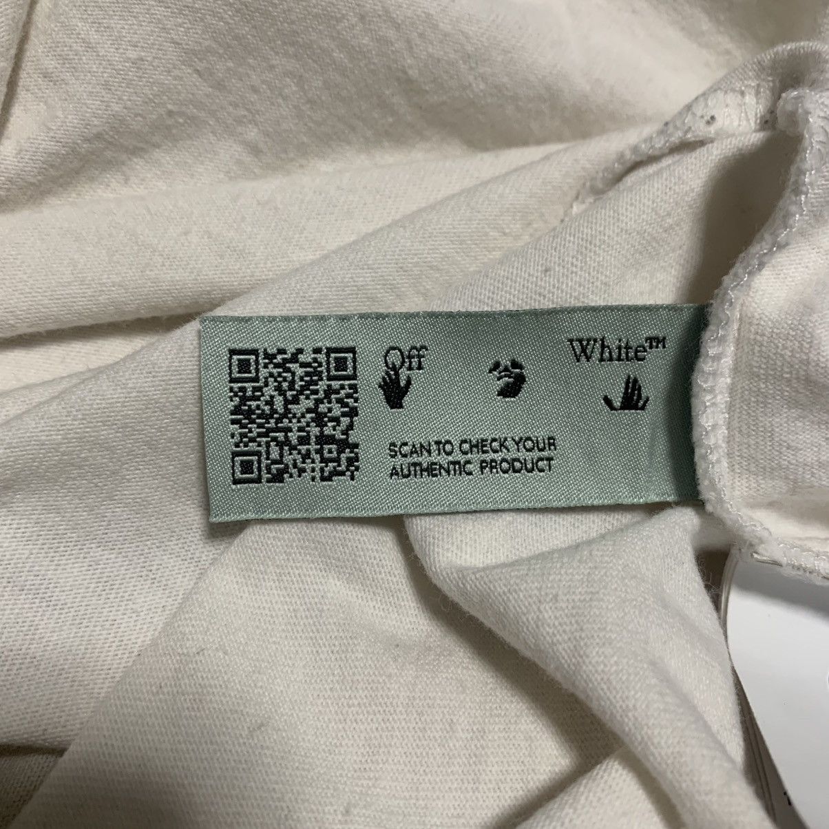 Off-White Off White Medium Caravaggio Arrows White Tee Virgil Abloh Size US M / EU 48-50 / 2 - 11 Thumbnail