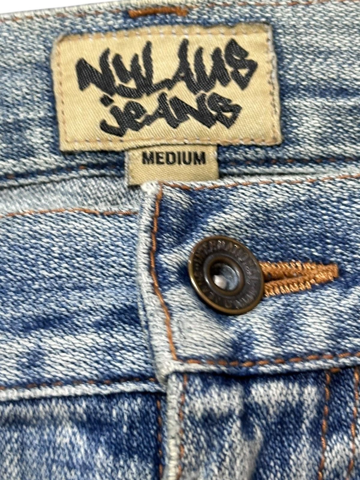 If Six Was Nine Vintage Nylaus Jeans Faded Distressed Denim Size US 31 - 4 Thumbnail