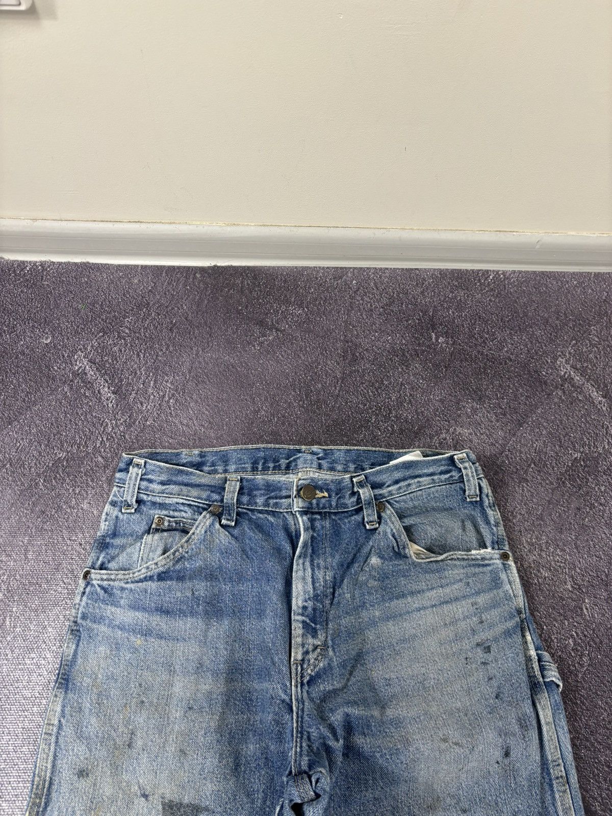 Dickies Vintage Dickies USA Faded Blue Work Hype Denim Jeans Size US 32 / EU 48 - 13 Thumbnail