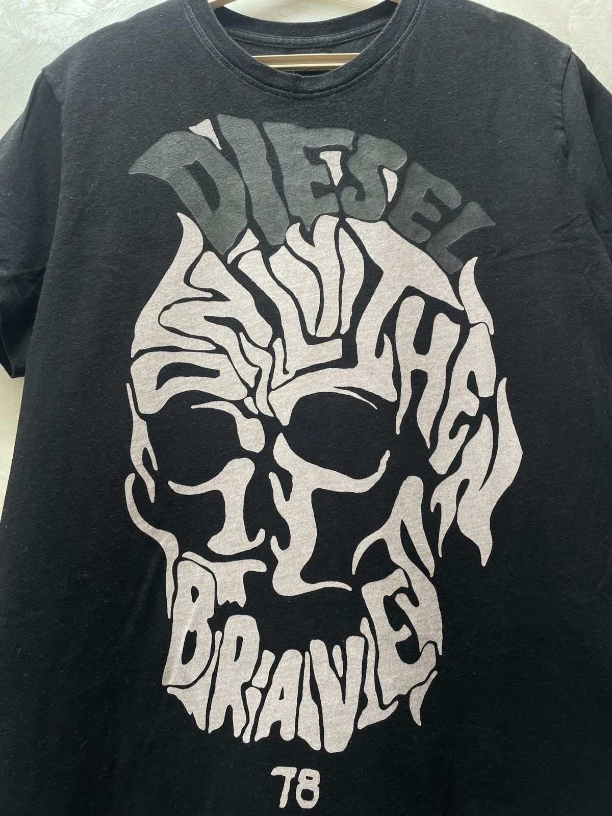 Diesel × Vintage Hype Vintage Diesel Men's T Shirt Big Skull Logo Size US L / EU 52-54 / 3 - 2 Thumbnail