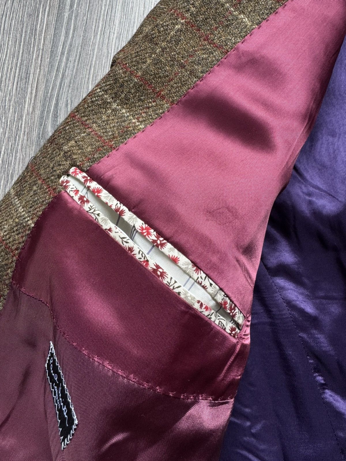 Paul Smith Paul Smith Byard Herringbone Tweed Checkered Blazer Jacket Size 50R - 11 Thumbnail