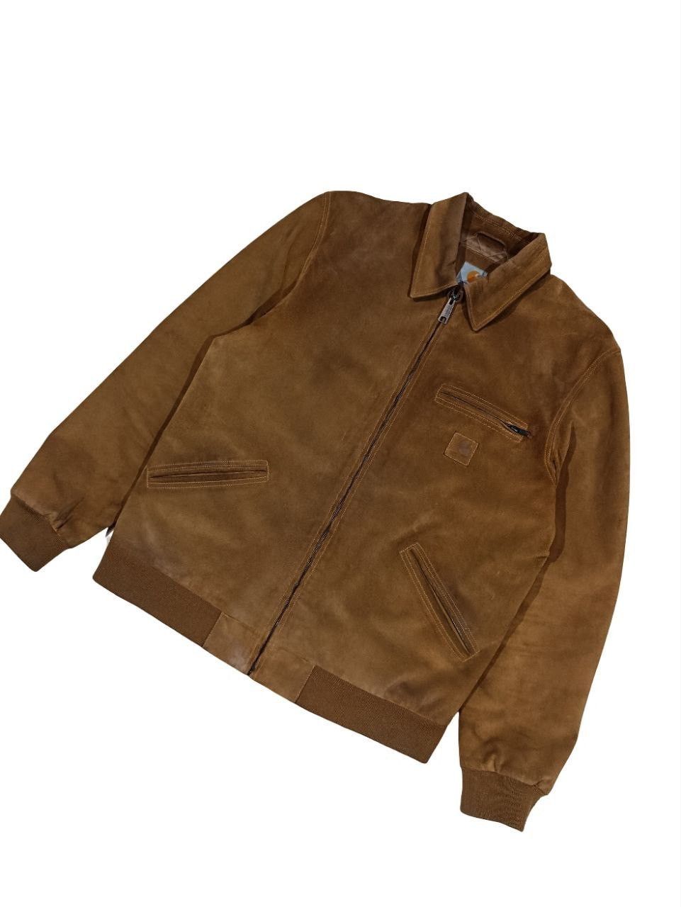 Carhartt Carhartt Suede Detroit Jacket Vintage Size US XL / EU 56 / 4 - 2 Thumbnail