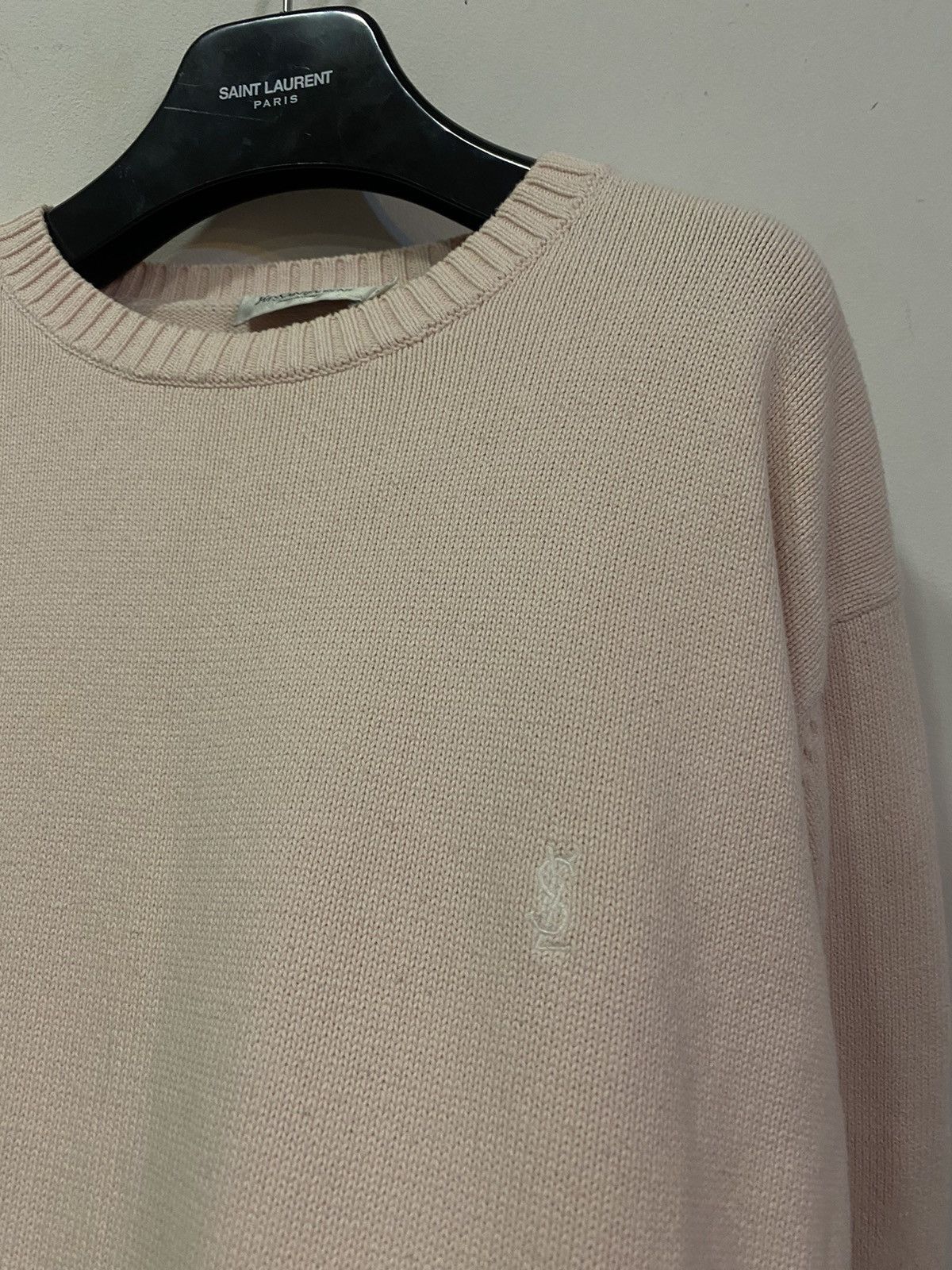 Yves Saint Laurent Pinky YSL Sweater Knit YSL Sweatshirt Size US XXL / EU 58 / 5 - 1 Thumbnail