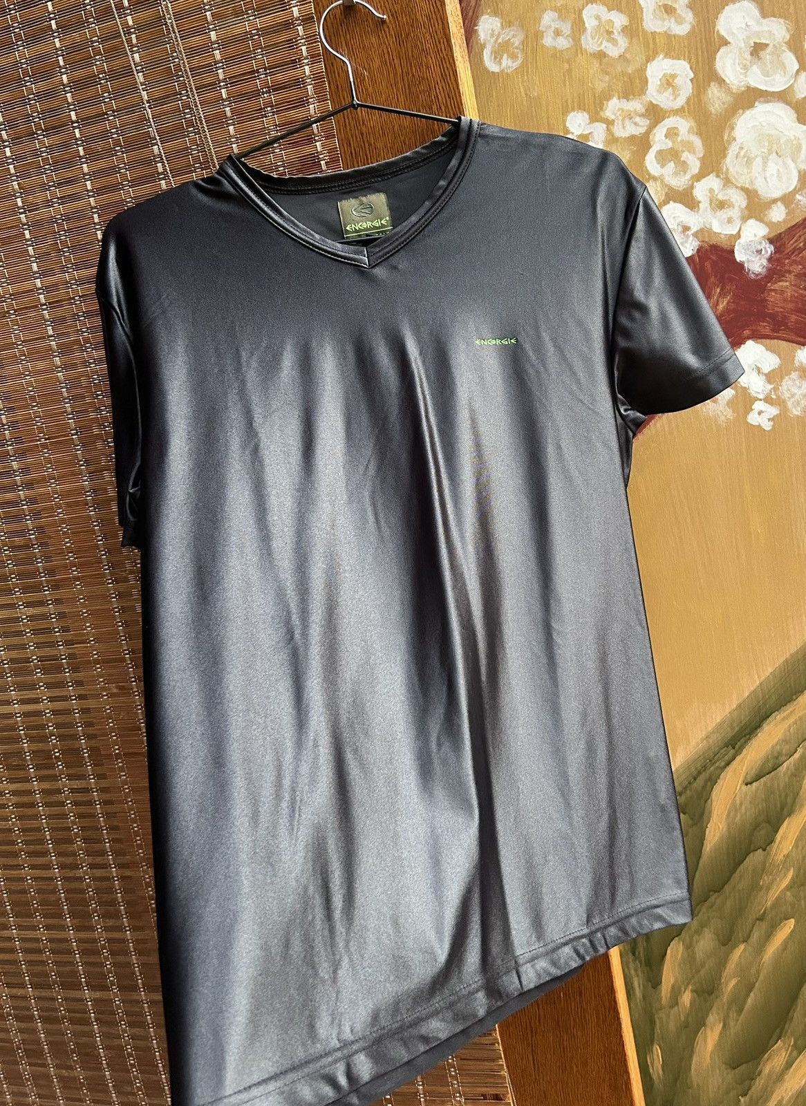 Energie Y2K Energie by Miss Sixty Silky Jersey V-Neck T-Shirt Size L / US 10 / IT 46 - 3 Thumbnail