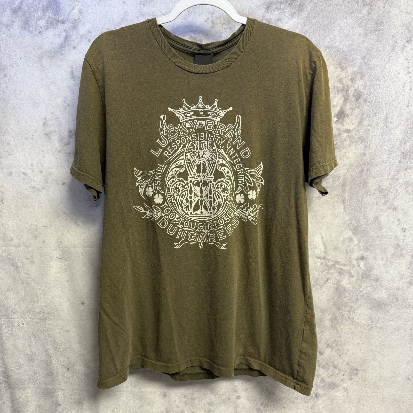Lucky Brand Lucky Brand Dungarees T Shirt Short Sleeve Mens L 22x27 Size US L / EU 52-54 / 3 - 1 Thumbnail