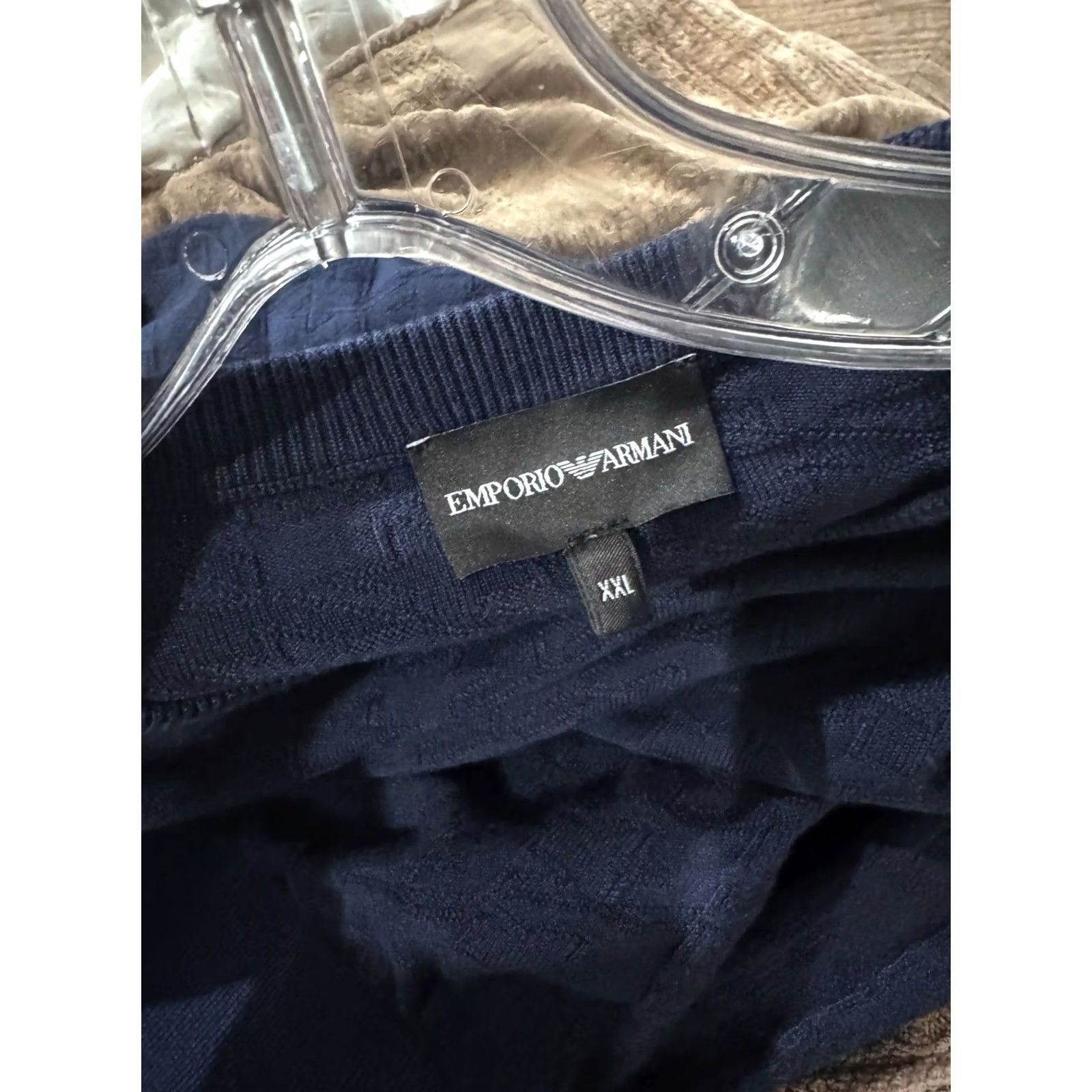Emporio Armani Emporio Armani Sweater 2XL Multicolor Stitched Pullover Men 长 Size US XXL / EU 58 / 5 - 6 Thumbnail