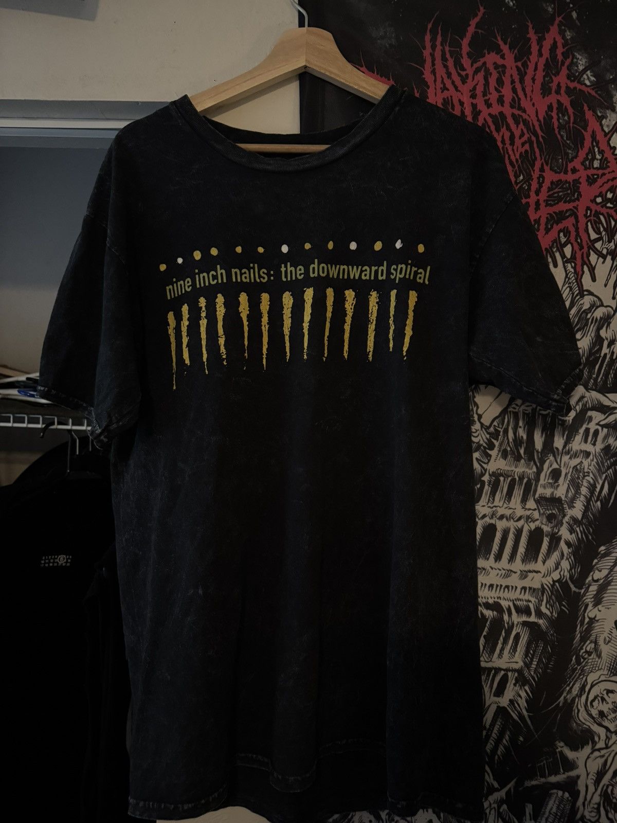 Vintage Vintage Nine Inch Nails too fucked to care LS Tee
