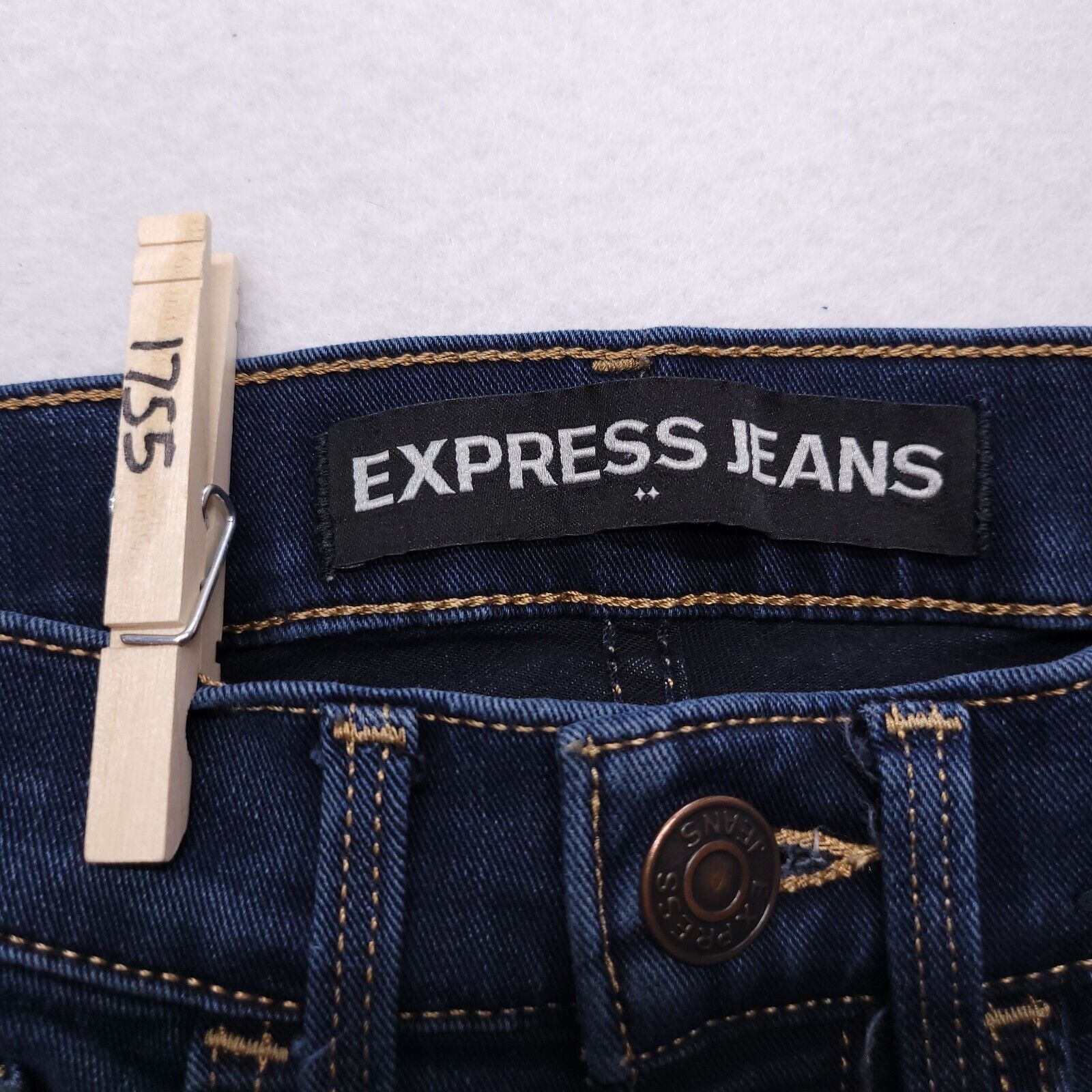 Express Express Supersoft Super Skinny Denim Jeans Womens Size 0S Size 26" / US 2 / IT 38 - 4 Thumbnail
