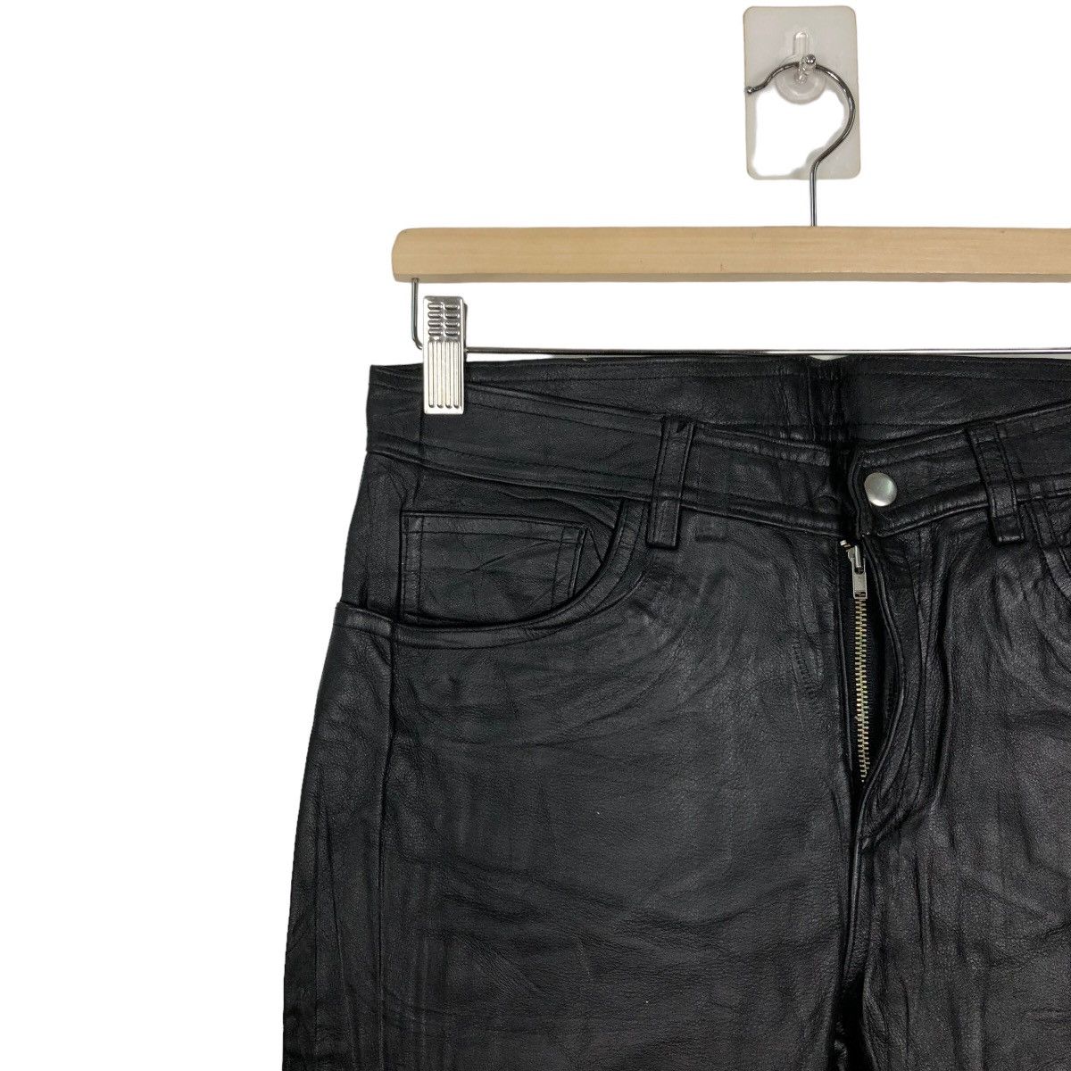 Genuine Leather 🔥Rare Genuine Leather Work Pants Union Made by Method Japan Size US 29 - 6 Thumbnail