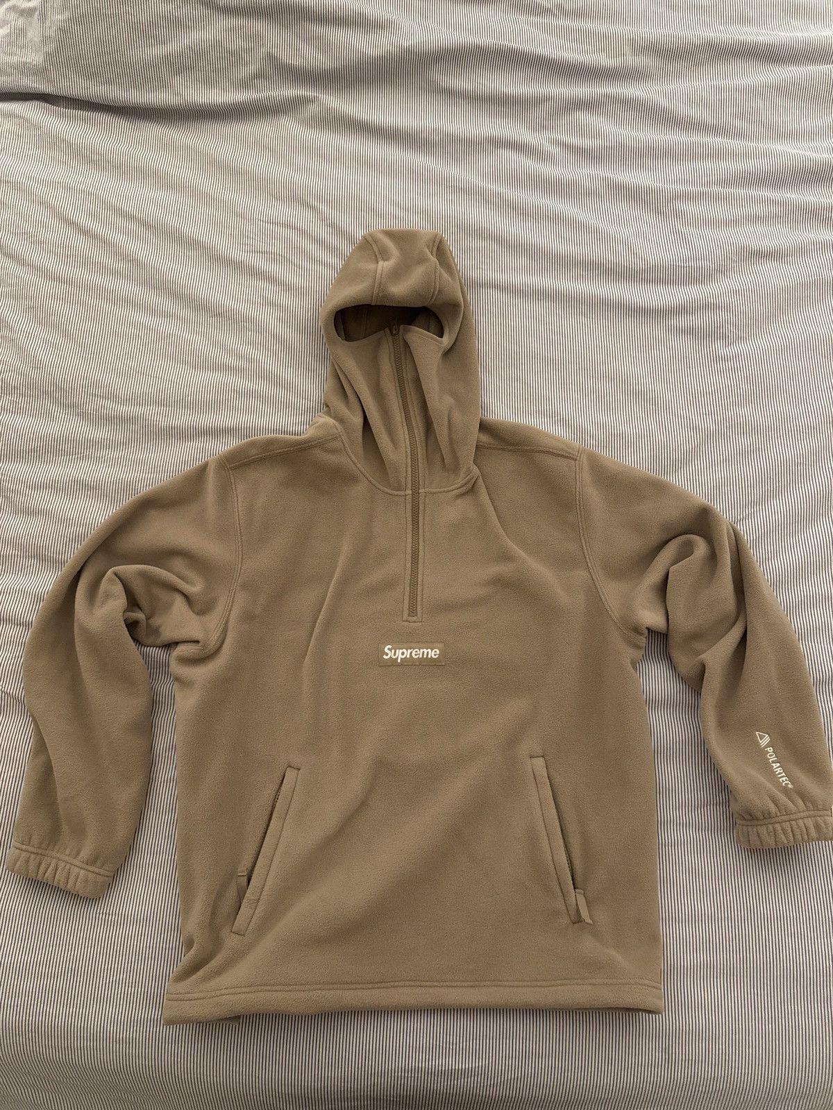 Polartec × Supreme Supreme Polartec Facemask Half Zip Hooded 
