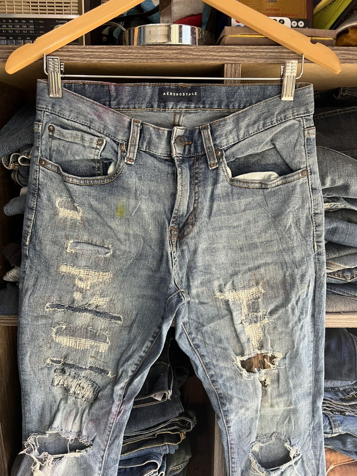 Aeropostale 🔥Aeropostale Distressed Denim Size US 30 / EU 46 - 3 Thumbnail