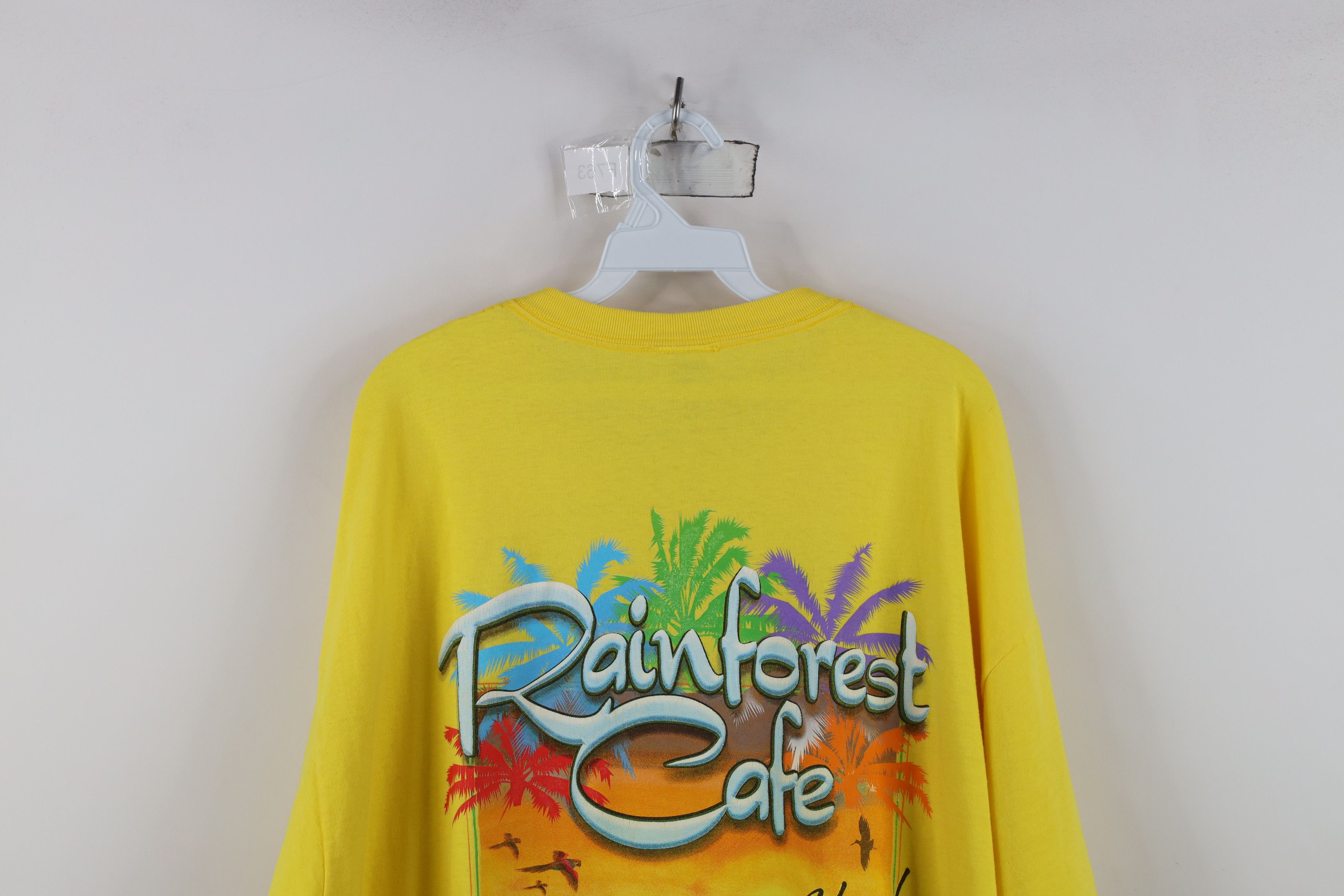 Vintage Vintage 90s Y2K Rainforest Cafe Spell Out Nature T-Shirt Size US XXL / EU 58 / 5 - 13 Thumbnail