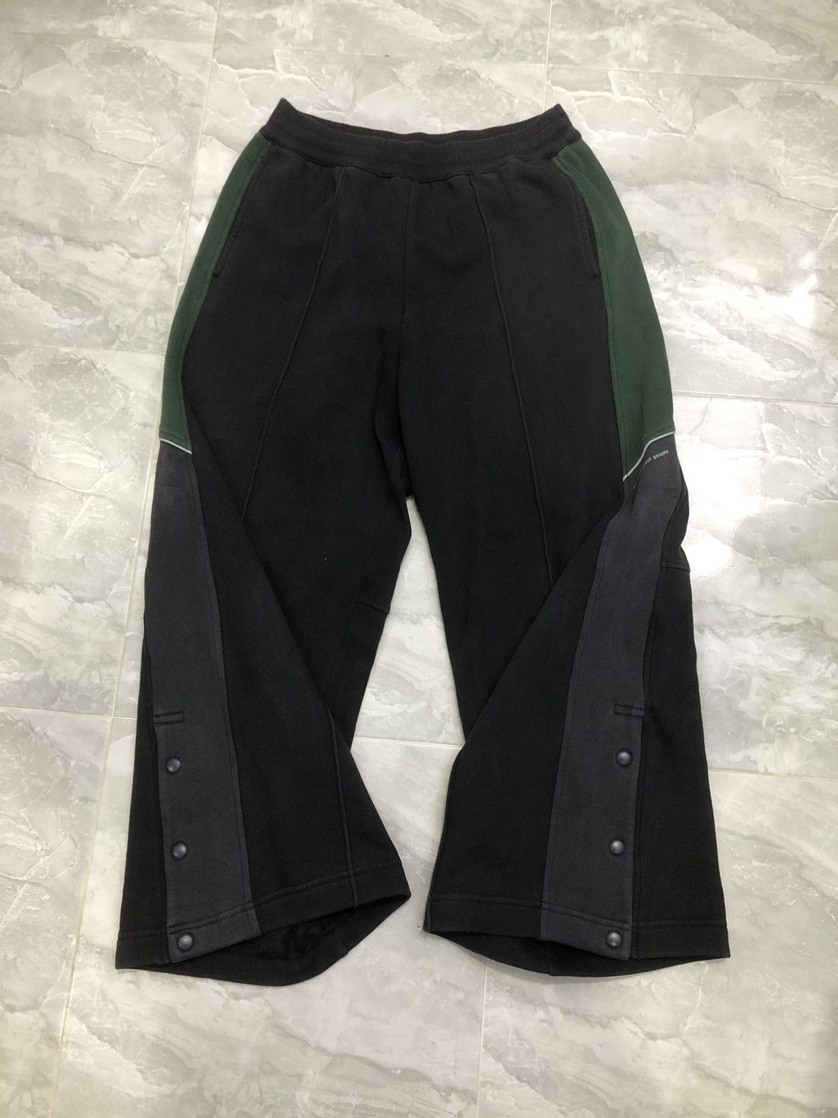 GU 🔥 GU x beautiful people Baggy Panel Track Pants Snap Hem Size US 32 / EU 48 - 1 Thumbnail