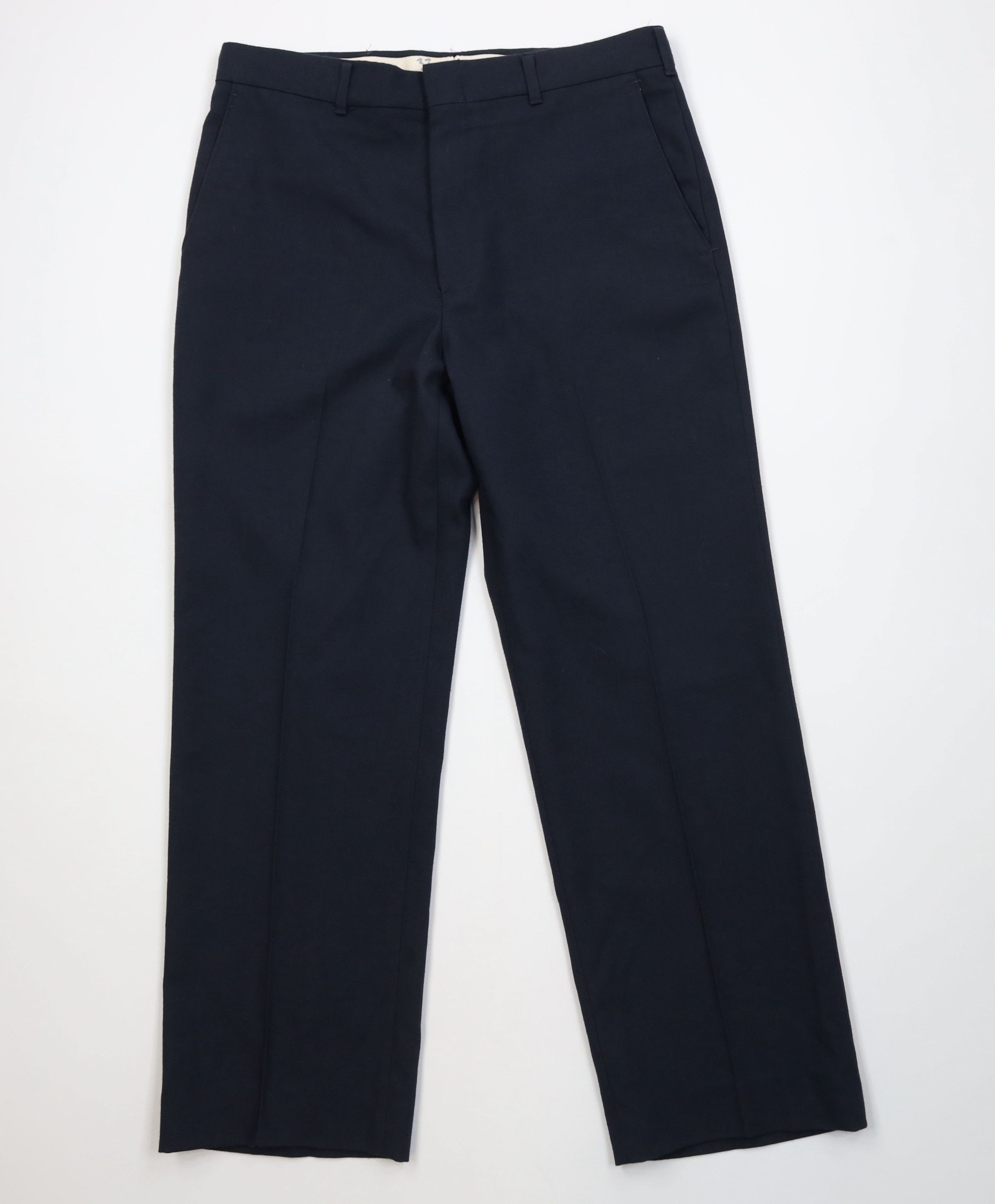 Vintage Vintage 70s Streetwear Wool Blend Knit Wide Leg Chino Pants Size US 32 / EU 48 - 1 Thumbnail