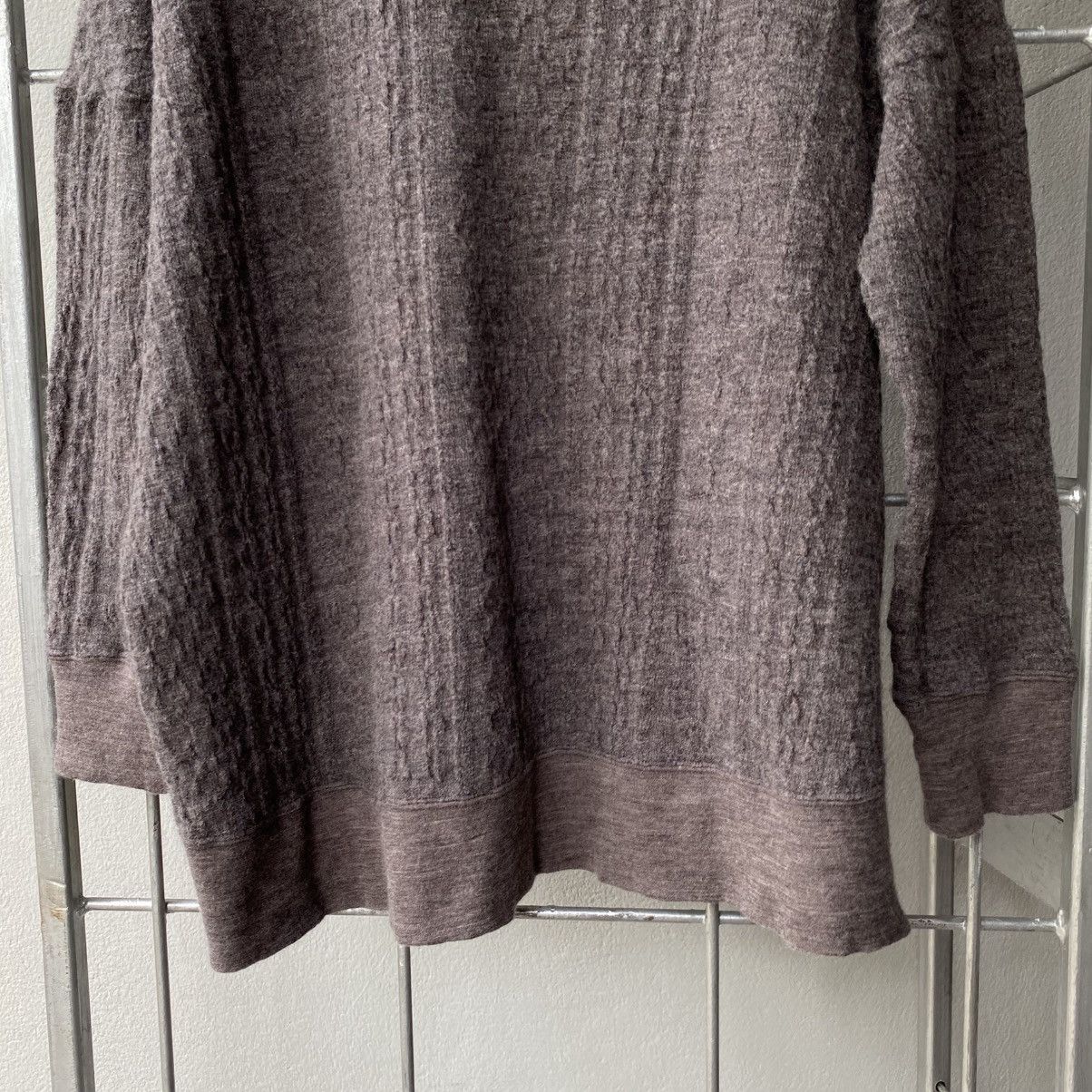 Zucca ZUCCA Brown Textured Knit Pullover Sweater Size M / US 6-8 / IT 42-44 - 13 Thumbnail