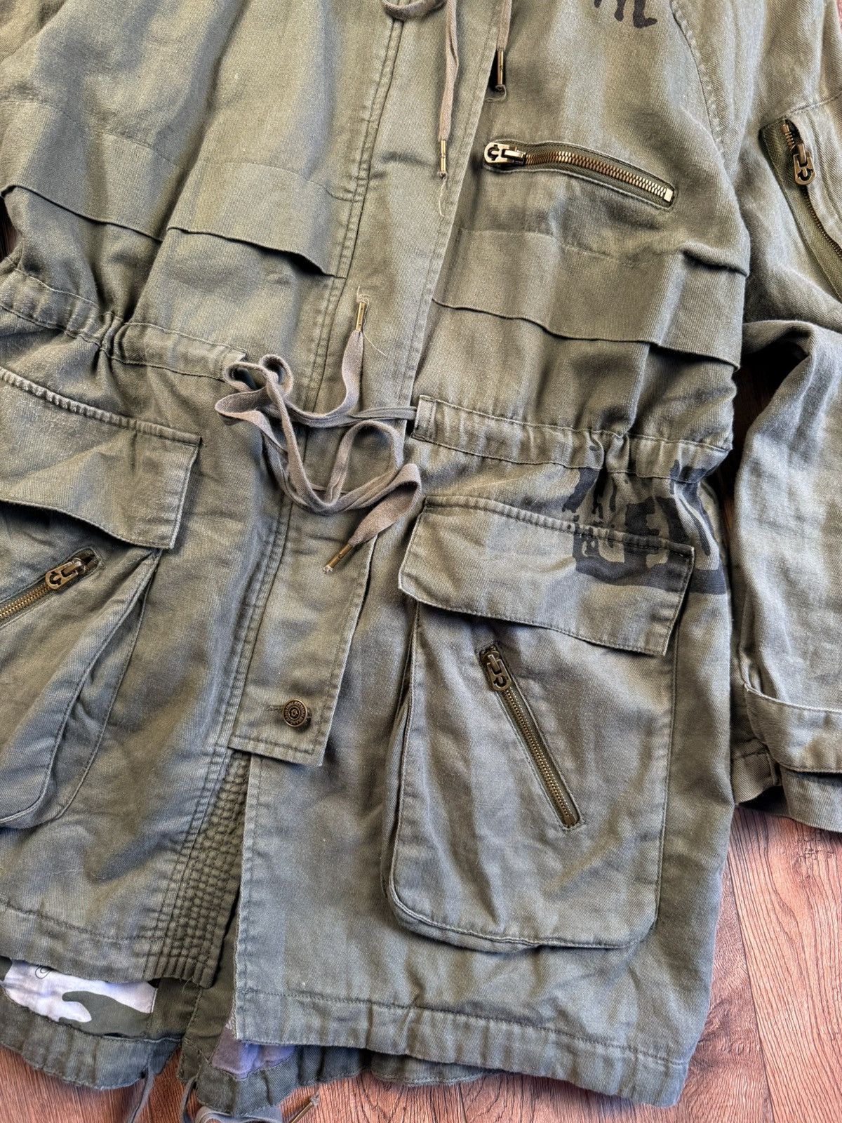 True Religion True Religion Womens Military Parka Green Jacket L Size L / US 10 / IT 46 - 7 Thumbnail