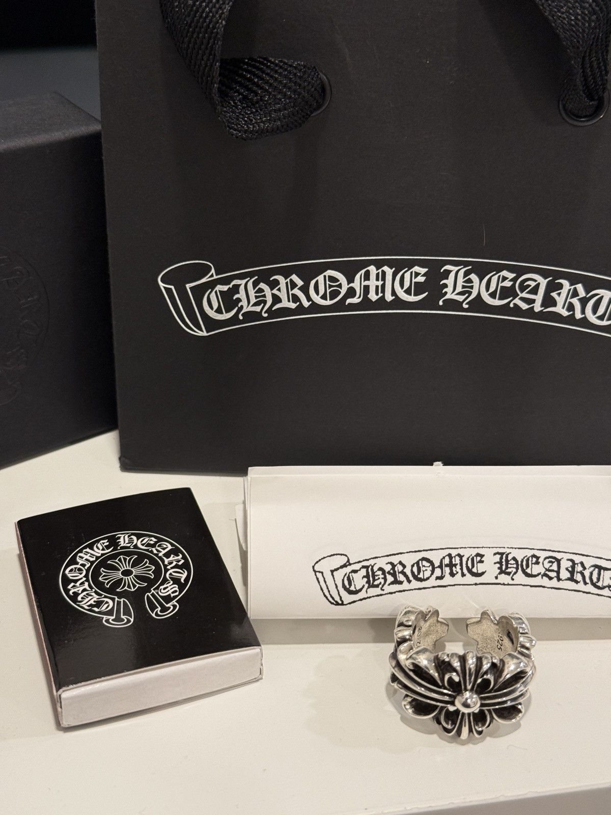 Chrome Hearts Chrome hearts double floral ring Size ONE SIZE - 2 Thumbnail