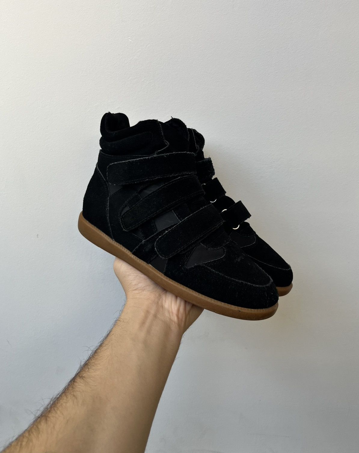 Isabel Marant Isabel Marant Style Black Bekett Wedge Sneakers Size US 7 / IT 37 - 1 Thumbnail