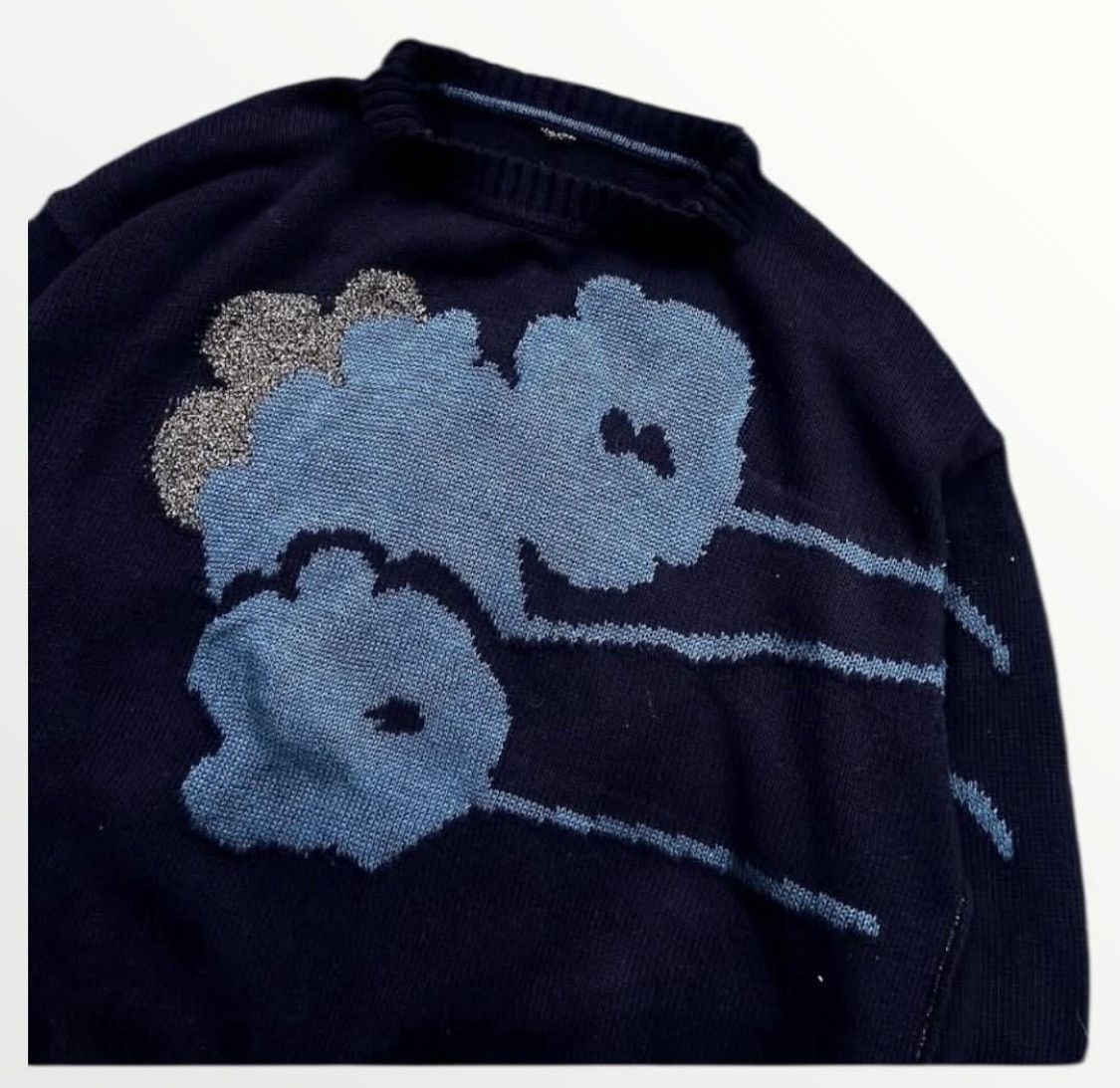 45rpm × Japanese Brand Pollas Palace Indigo Knitwear Size US M / EU 48-50 / 2 - 1 Thumbnail