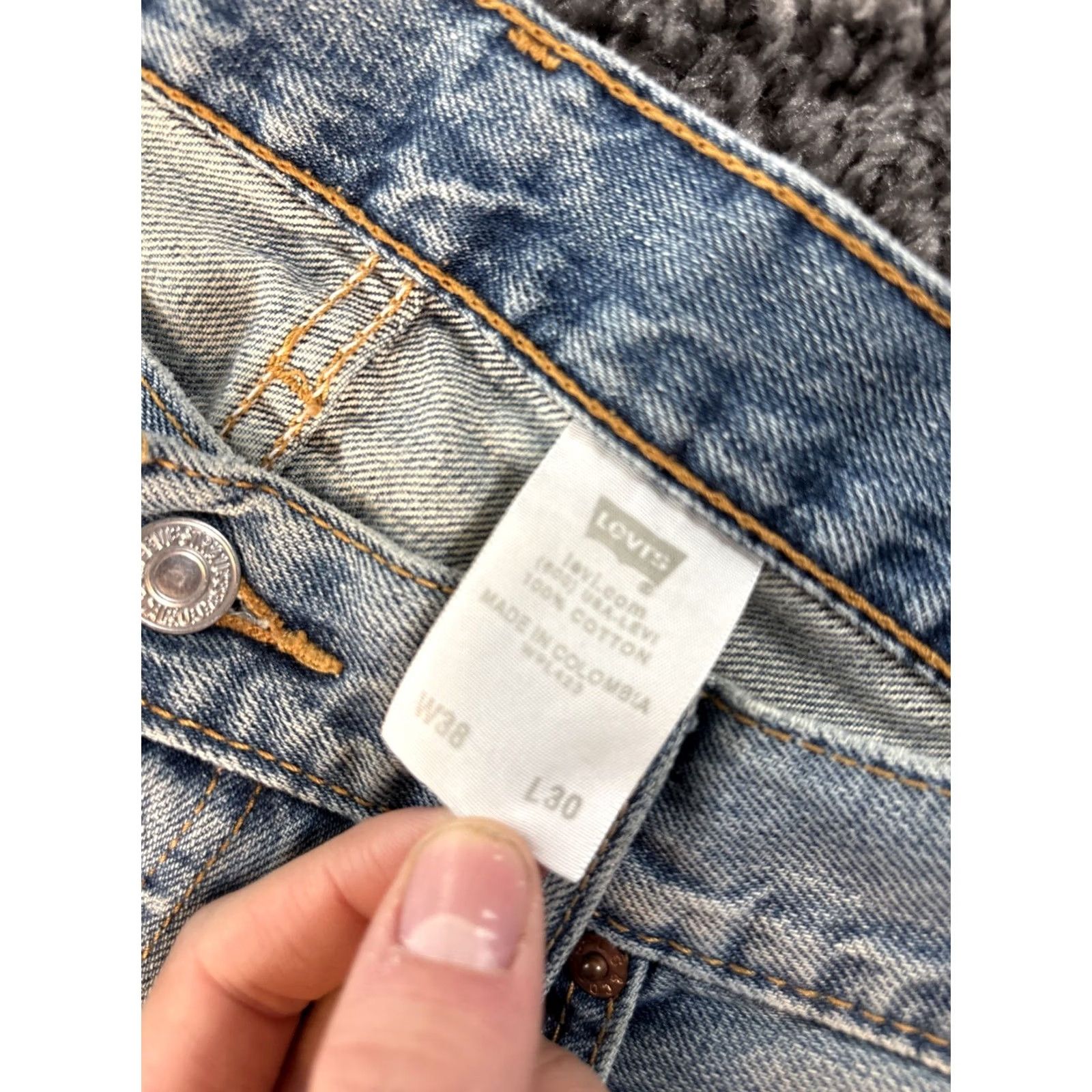 Levi's VINTAGE Levi's 501 Jeans Mens 36x29 Straight Denim Blue 90s Cowboy USA Classic Regular Mens Size US 36 / EU 52 - 6 Thumbnail