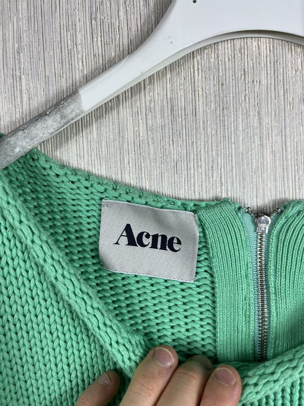 Acne Studios × Vintage Acne Studios shore cotton knit SS12PRE oversize sweater Size XS / US 0-2 / IT 36-38 - 13 Thumbnail