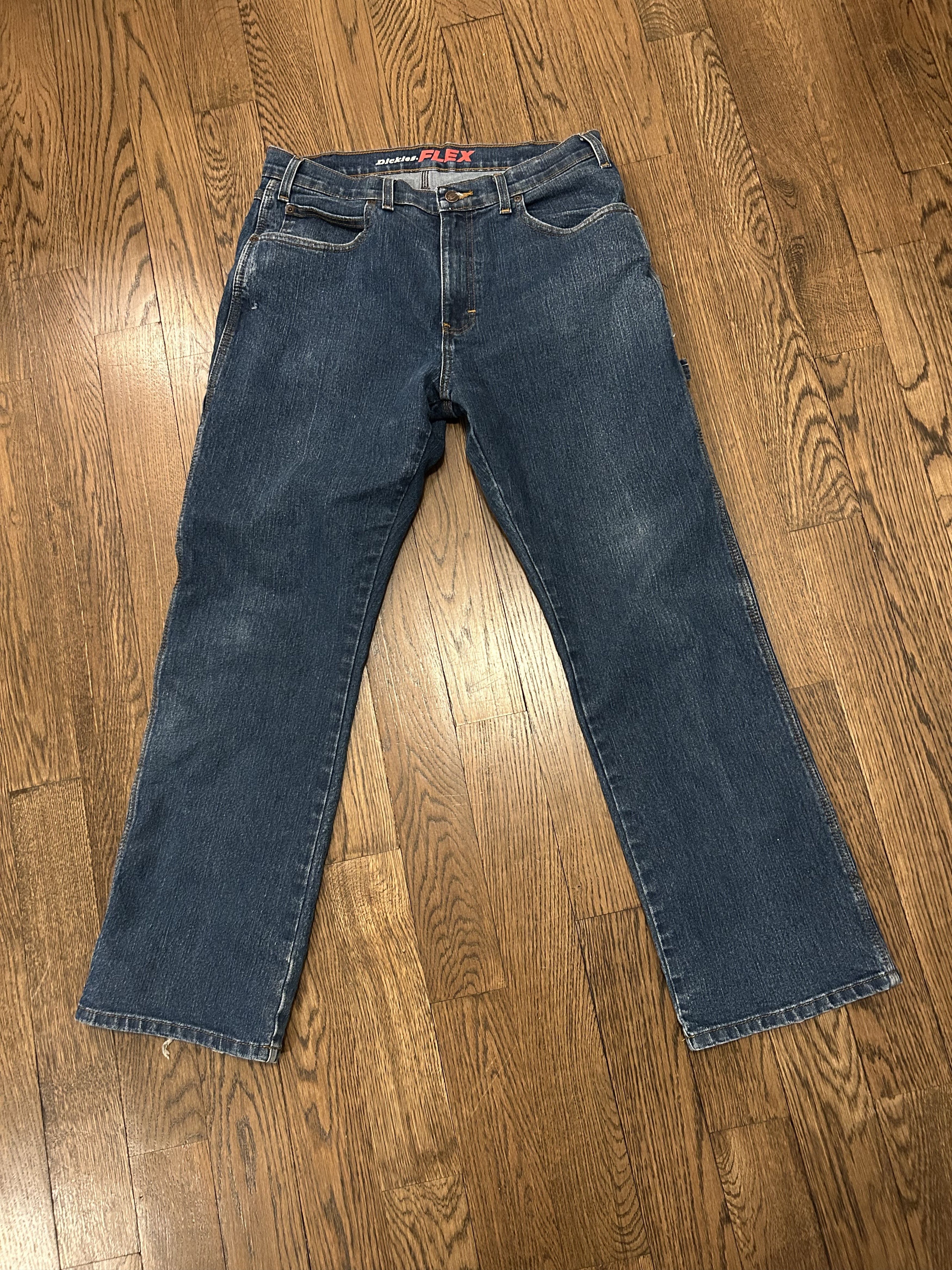 Dickies Vintage Relaxed Dark Blue Dickies Carpenter Pants Size US 34 / EU 50 - 2 Thumbnail