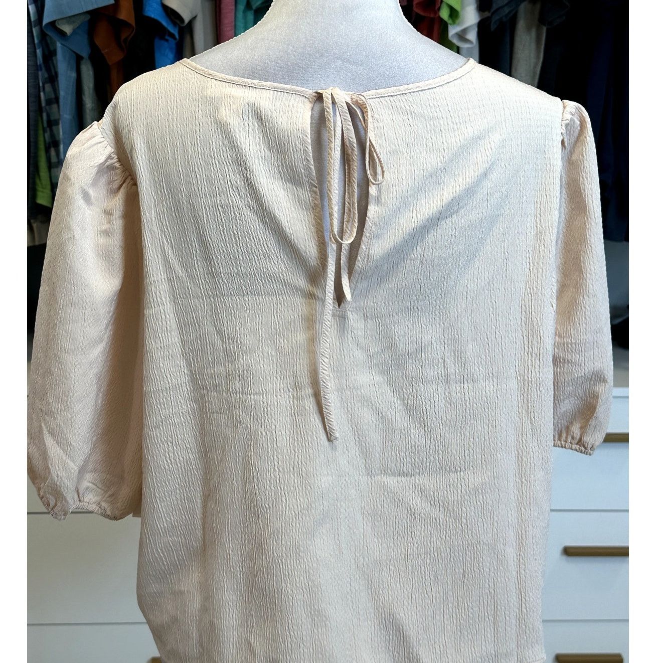 Treasure & Bond Treasure & Bond Women's Light Pink 1/2 Sleeve Blouse L NWT Size L / US 10 / IT 46 - 5 Thumbnail