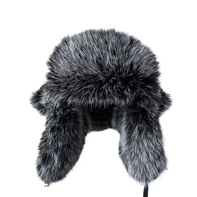 Other Leopard Print Warm Thermal Trapper Streetwear Hat Size ONE SIZE - 8 Thumbnail