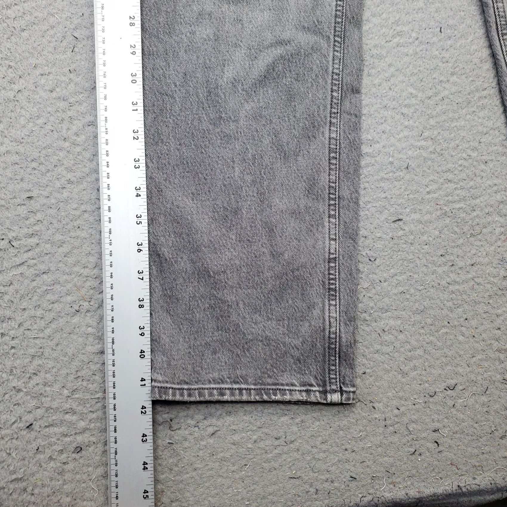 Abercrombie & Fitch Abercrombie & Fitch The 90s Straight Jeans Womens Size 6 Gray Denim Ultra High Rise Jeans Size 28" / US 6 / IT 42 - 3 Thumbnail