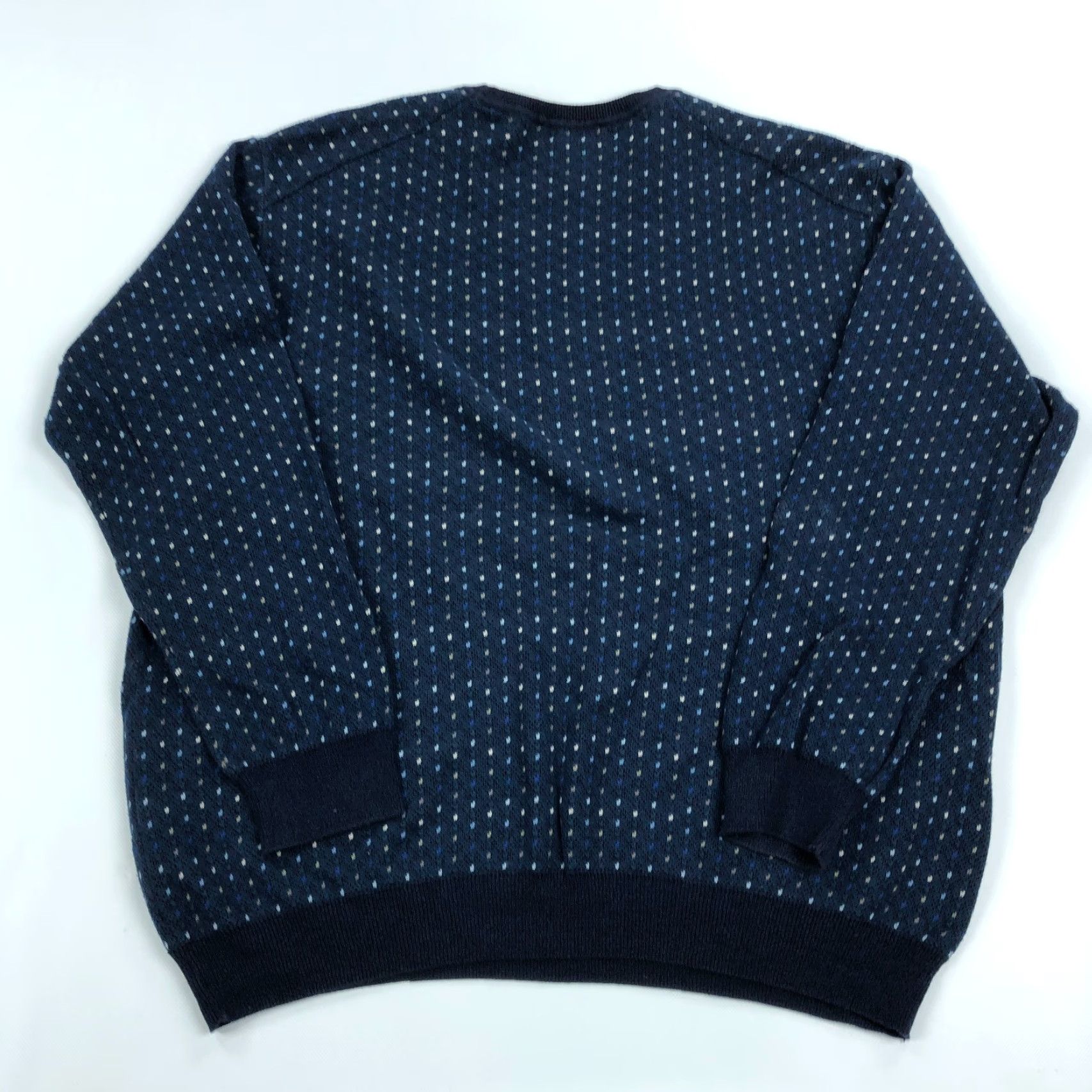Vintage VINTAGE Tricots St Raphael Sweater Mens 2XL Crew Neck Lightweight Cotton Blue Pullover Knit - Pima Cotton - Regular Size Size US XXL / EU 58 / 5 - 7 Thumbnail