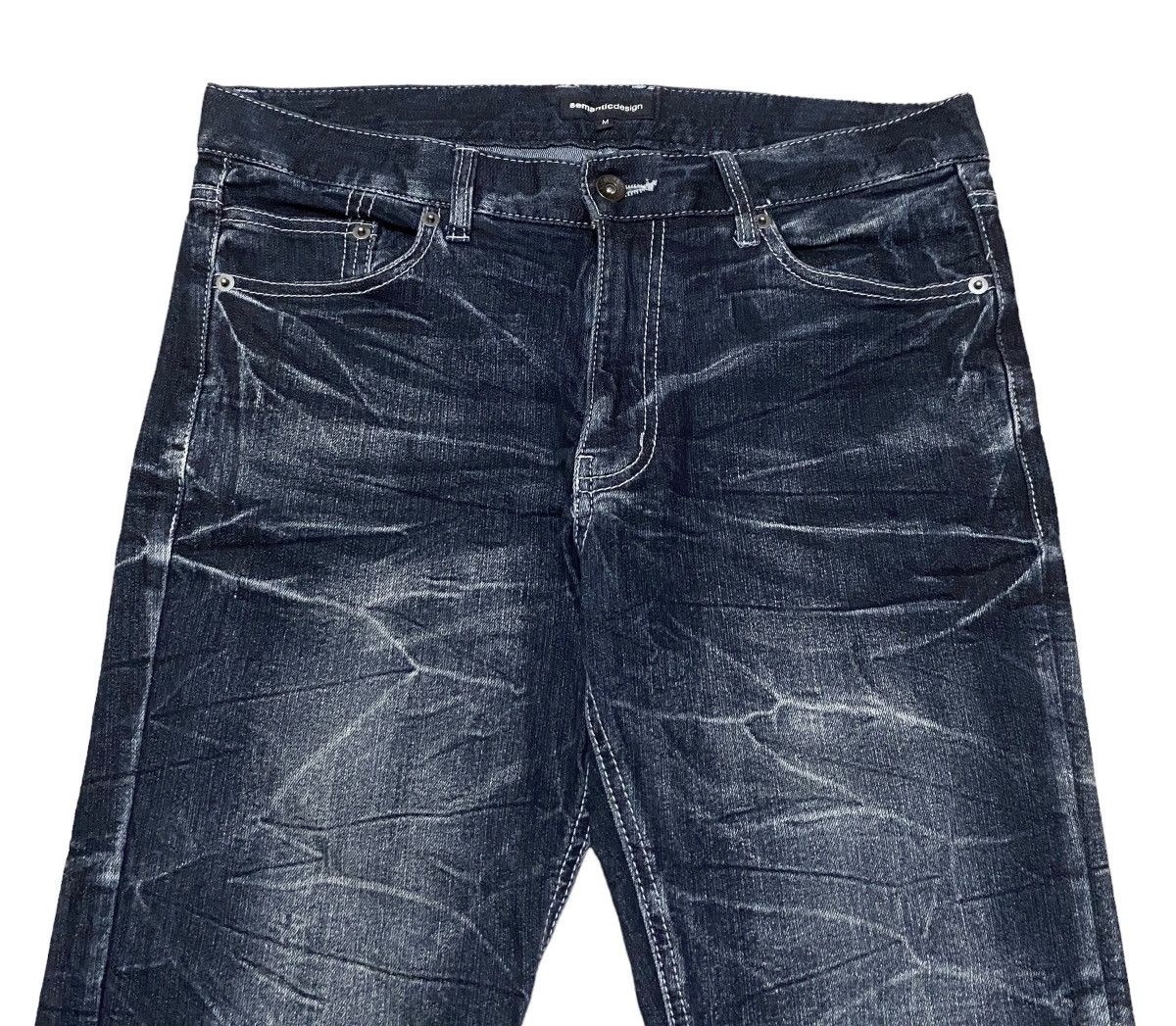 If Six Was Nine × semanticdesign Vintage Japanese Brand Semantic Design Jeans 2000s Size US 33 - 3 Thumbnail