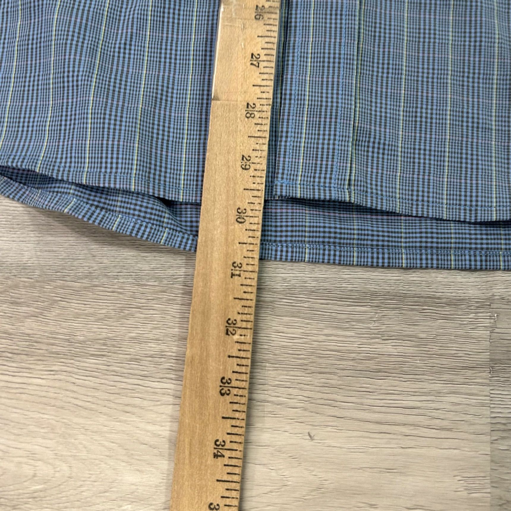 Vintage Turtleson Shirt Mens Large Blue Check Button-Down Long Sleeve Size US L / EU 52-54 / 3 - 6 Thumbnail