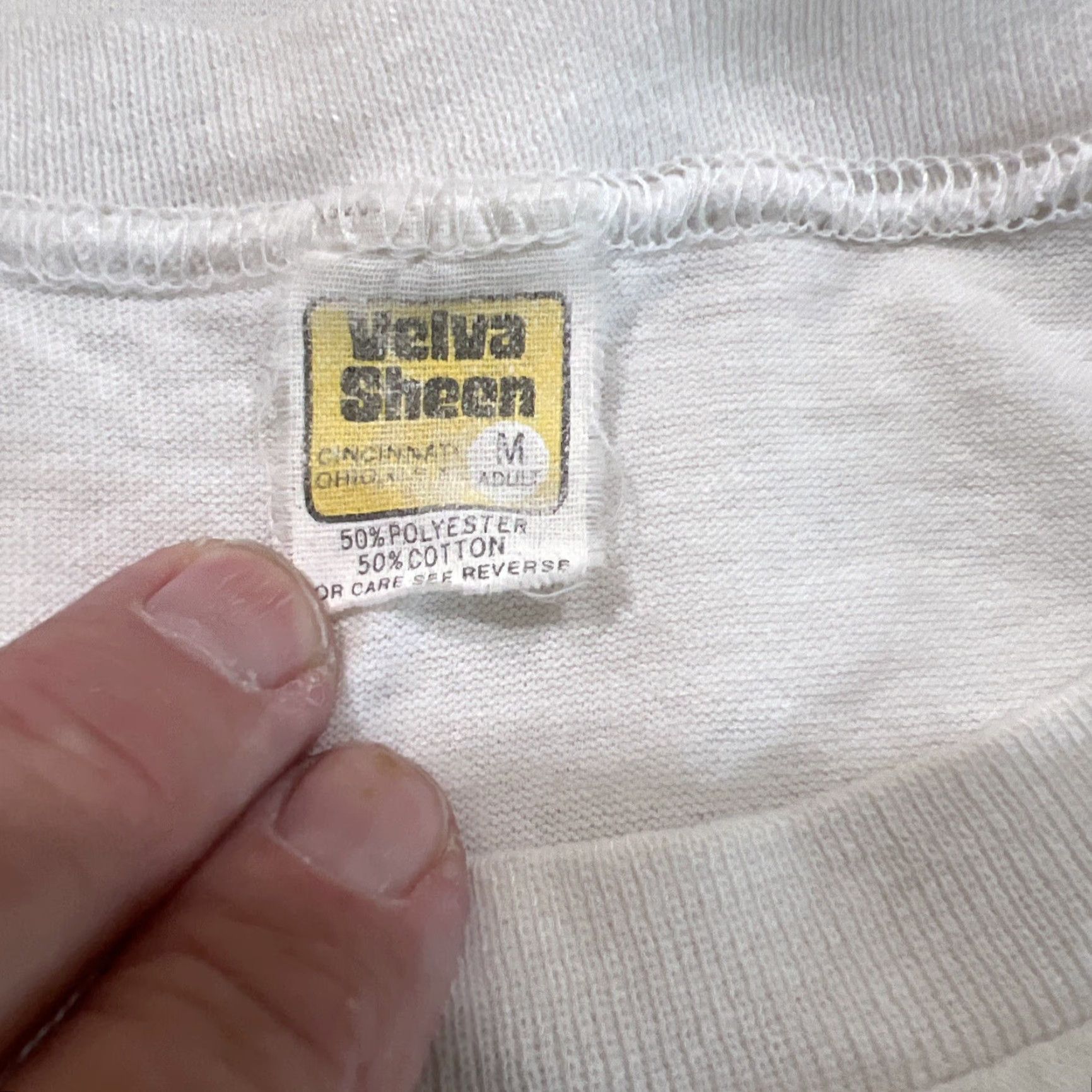 Velva Sheen VINTAGE Velva Sheen Sleeveless Shirt Men Medium White Cotton Blend 1970s Grunge Size US M / EU 48-50 / 2 - 7 Thumbnail