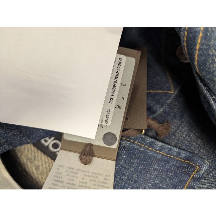 Tom Ford o1rshd1 Iconic Denim Jacket in Strong High / Low Blue Size US M / EU 48-50 / 2 - 23 Thumbnail