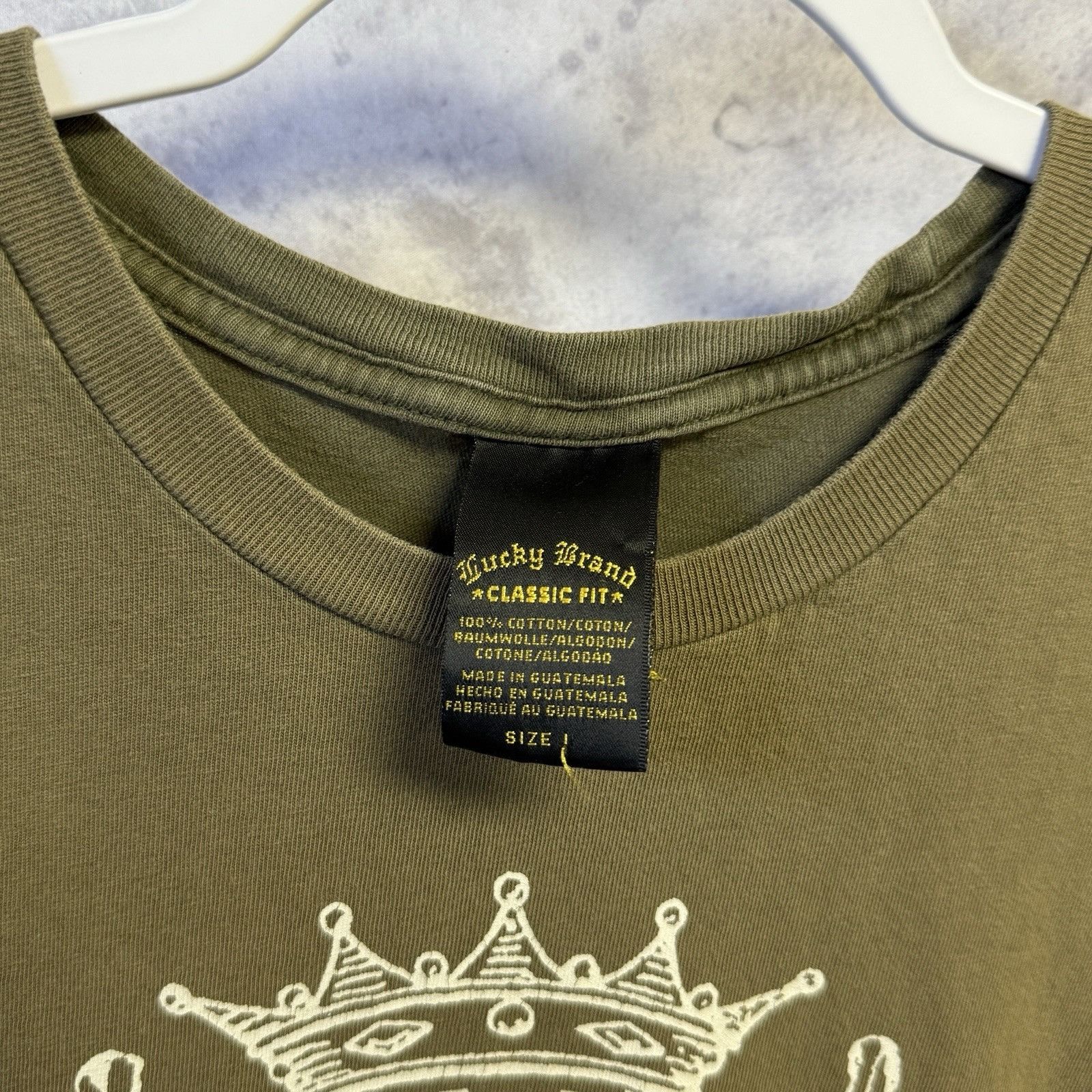 Lucky Brand Lucky Brand Dungarees T Shirt Short Sleeve Mens L 22x27 Size US L / EU 52-54 / 3 - 4 Thumbnail