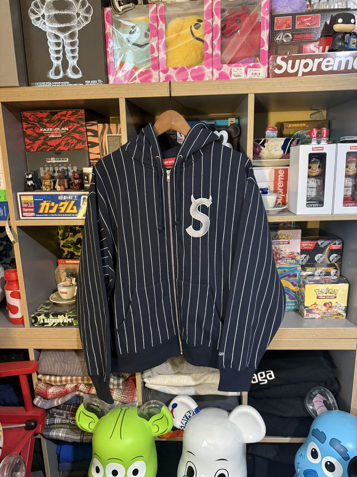 Supreme Supreme S Logo Striped Zip-Up Hoodie SS26 Size US M / EU 48-50 / 2 - 1 Thumbnail