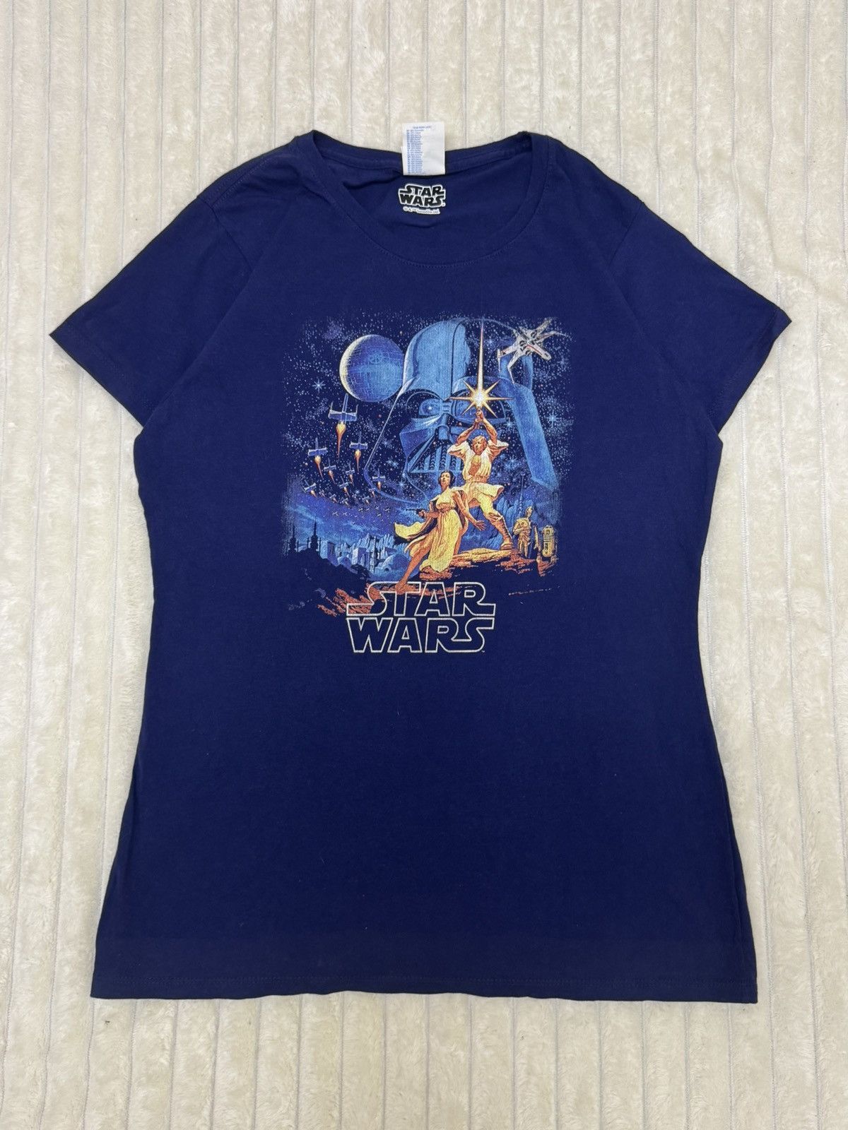 Star Wars Vintage 1977 Star Wars Tshirt Boxy Jedi Retro Fan Boxy Size US S / EU 44-46 / 1 - 1 Thumbnail