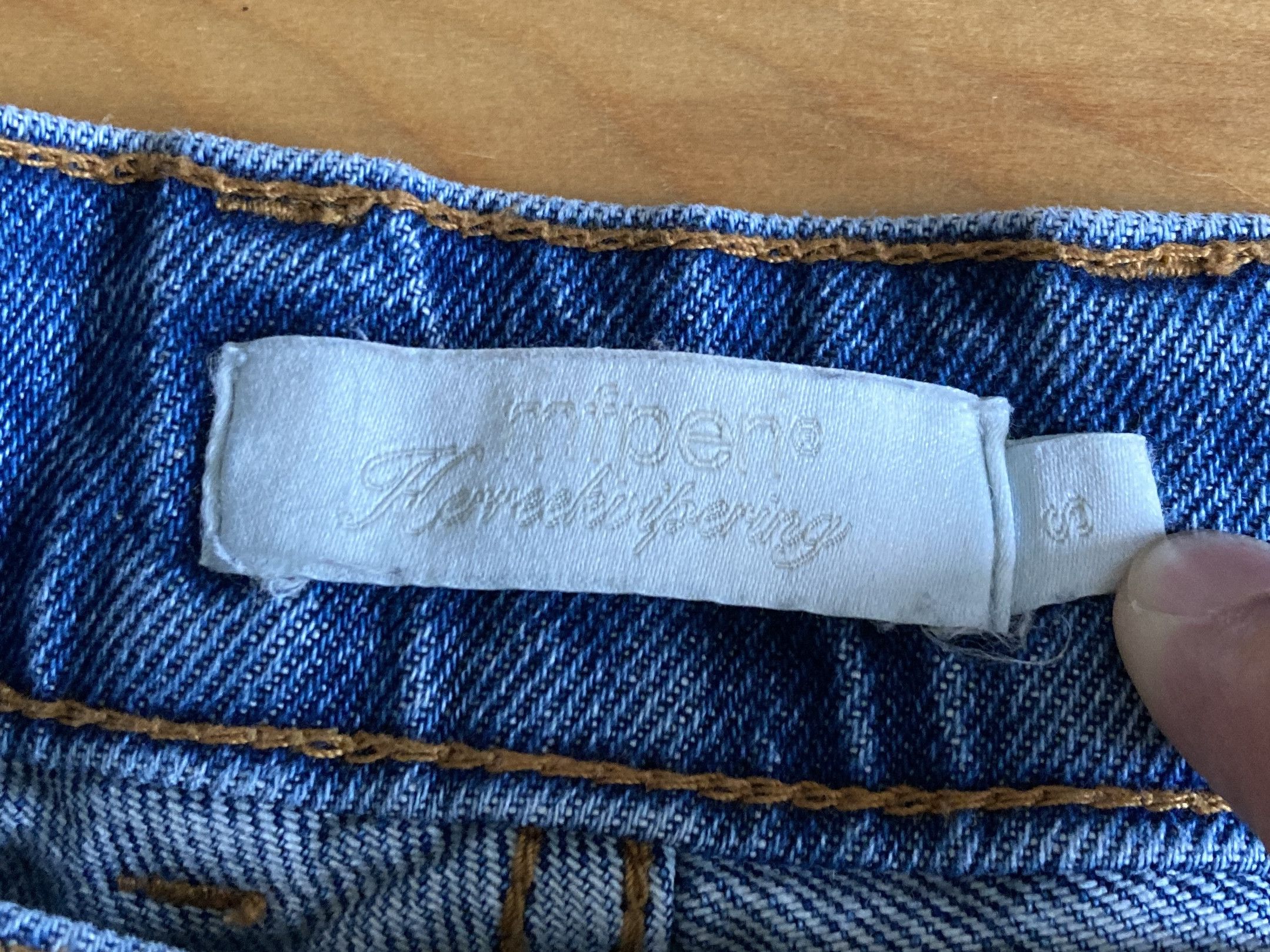 Mfpen Big Jean Shorts (Blue) Size US 30 / EU 46 - 12 Thumbnail
