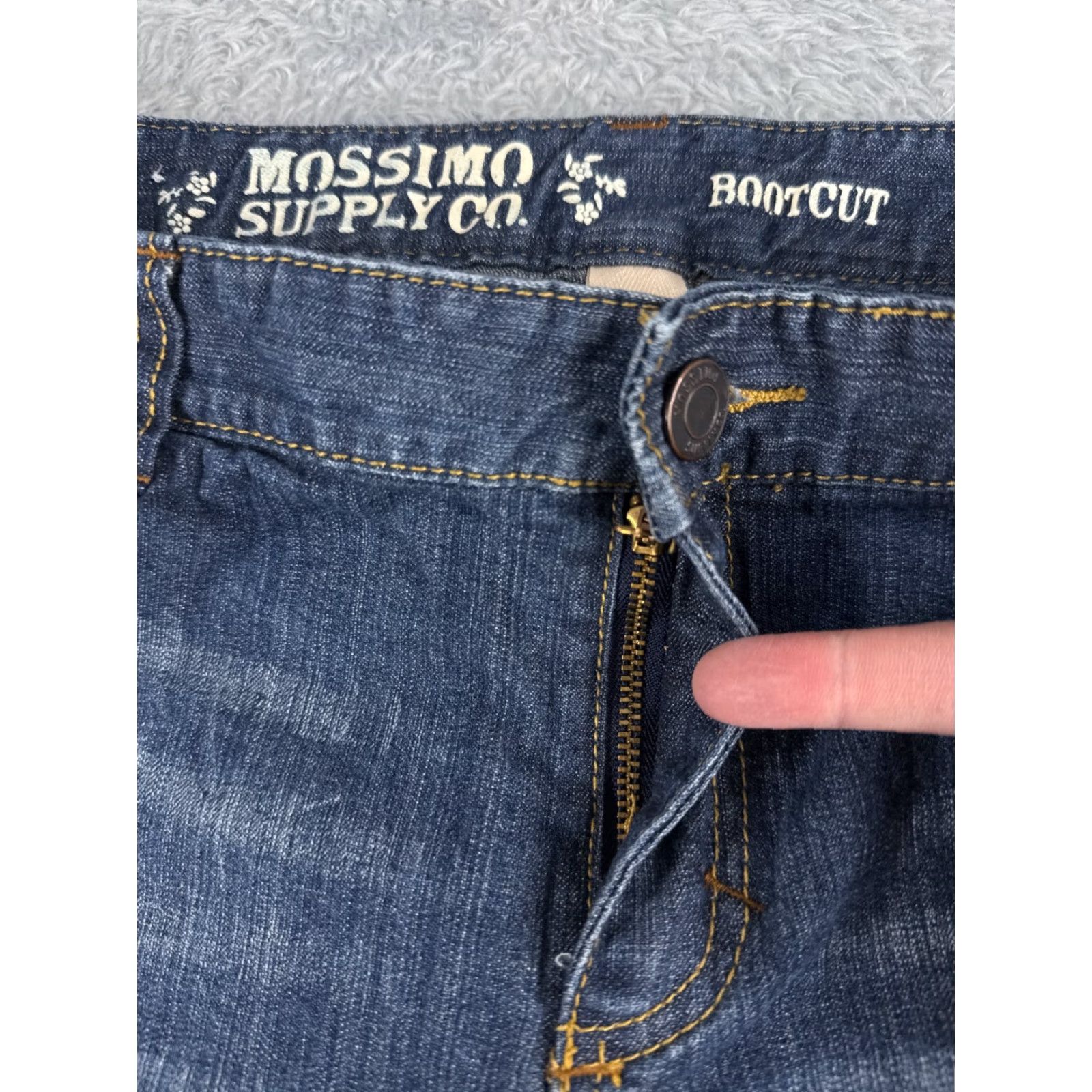 Mossimo Mossimo Bootcut Jeans Women Low Rise Blue Denim Regular Size 34x29 Size 24" / US 00 / IT 34 - 5 Thumbnail