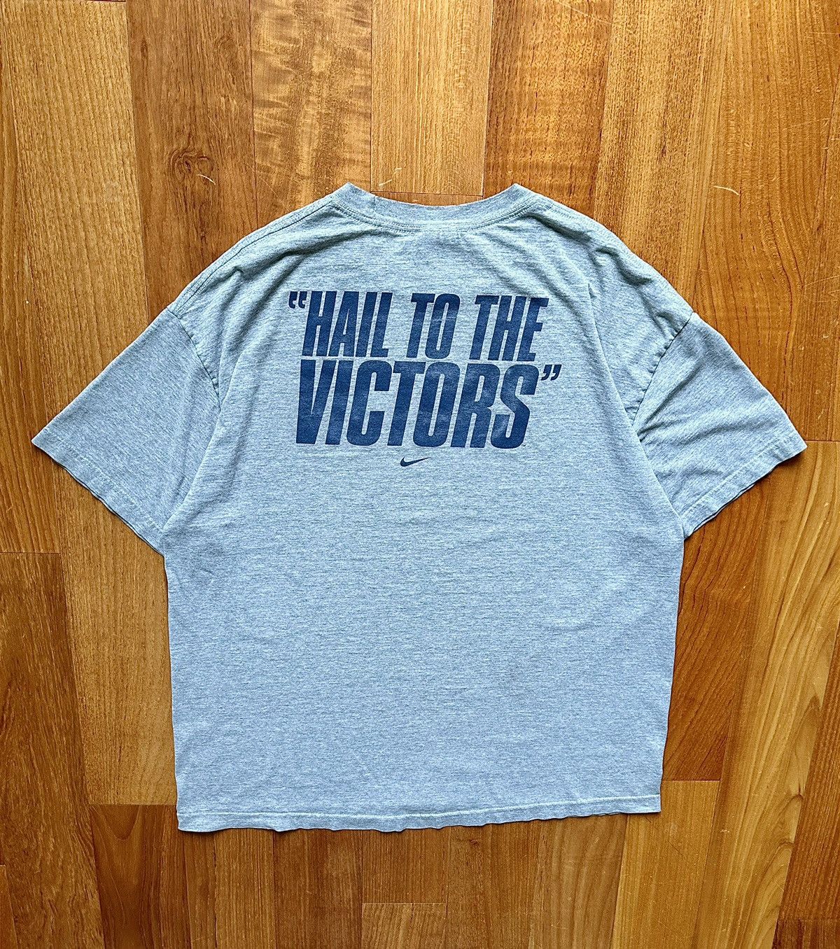 Nike Vintage Y2K 00s Nike Michigan Wolverines Hail To The Victor Size US XL / EU 56 / 4 - 2 Thumbnail