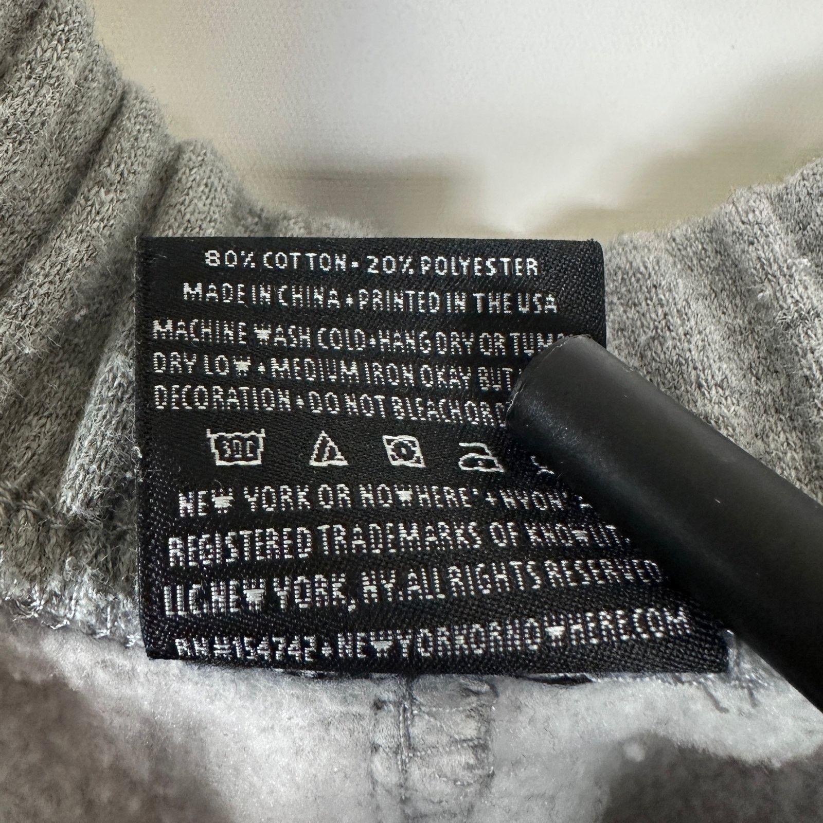 Other New York Or Nowhere Grey Jogger Sweatpants Size US 36 / EU 52 - 9 Thumbnail
