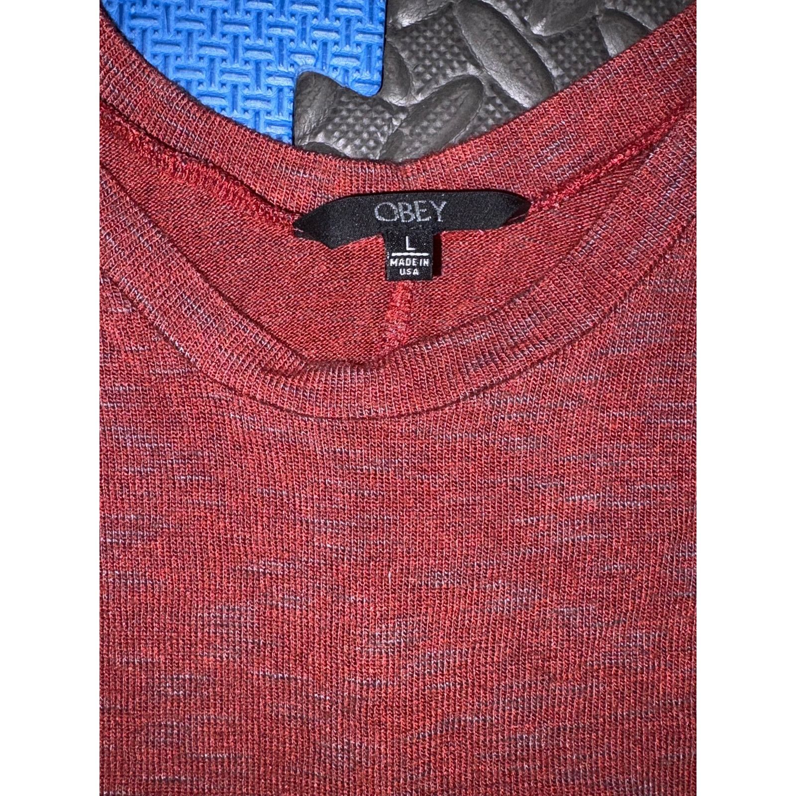 Obey Obey womens shirt red top size large Size L / US 10 / IT 46 - 2 Thumbnail