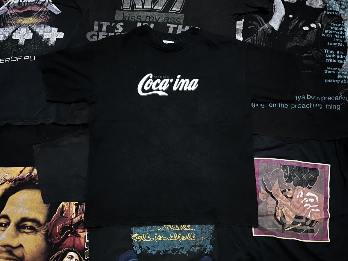 Vintage Vintage Tee Enjoy Coca’ina Size US L / EU 52-54 / 3 - 1 Thumbnail