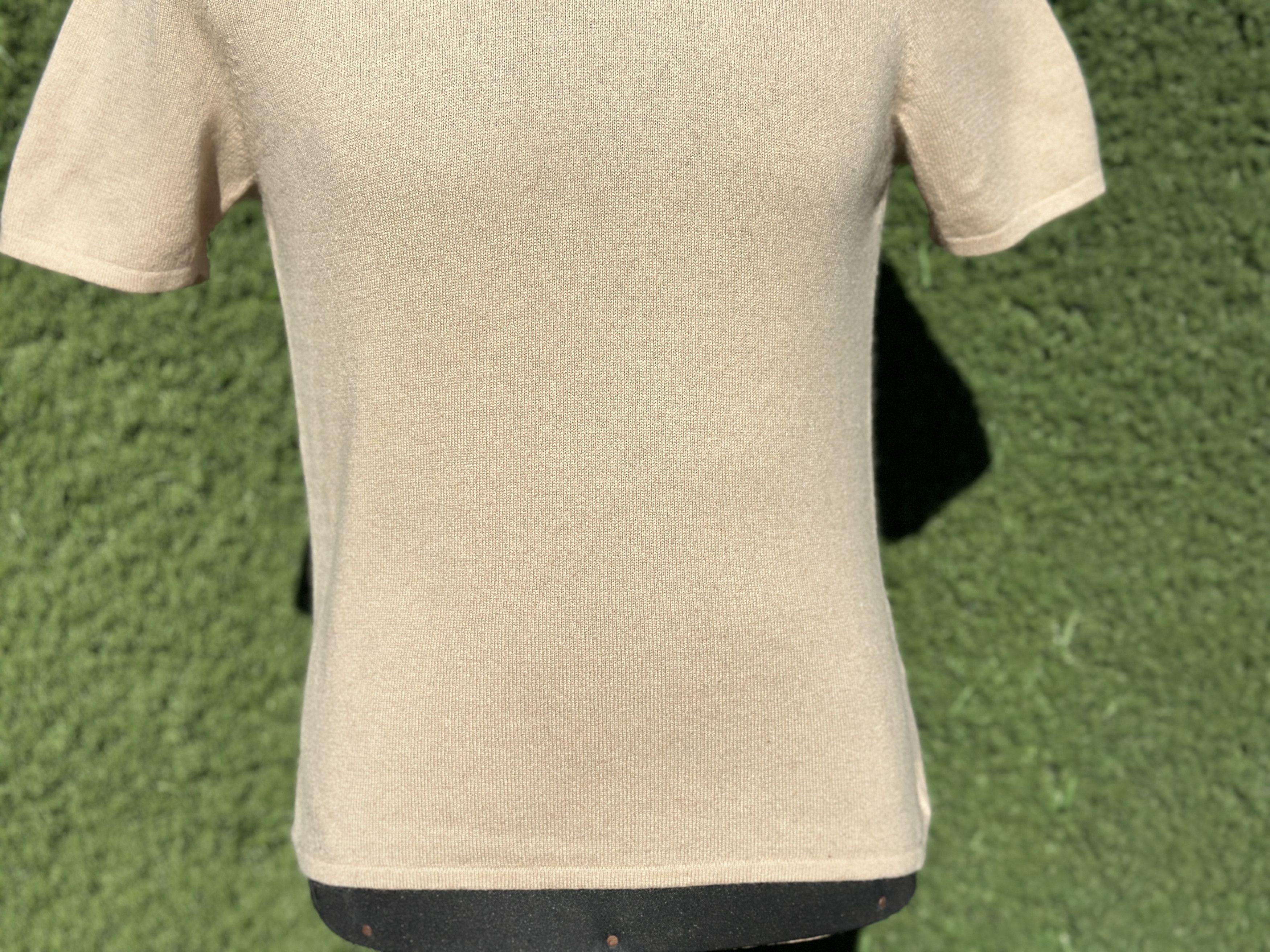 Brunello Cucinelli Cashmere Brunello Cucinelli Pullover Short Sleeve Size L XL Size L / US 10 / IT 46 - 10 Thumbnail