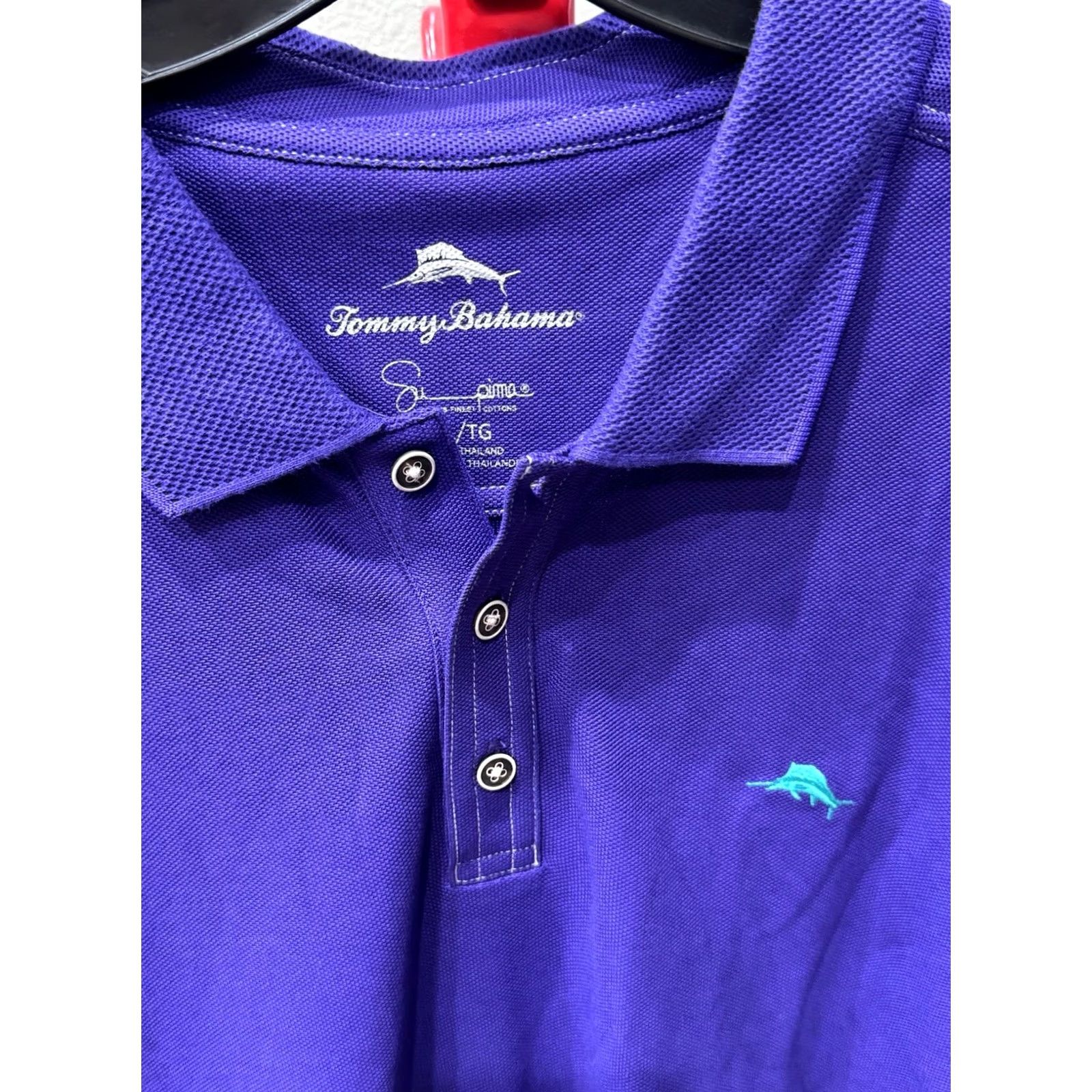Tommy Bahama Tommy Bahama Polo Shirt XL Men's Purple POLO SHIRT Multicolor Long Sleeve Polo Shirt Mens XL Purple Size US XL / EU 56 / 4 - 5 Thumbnail