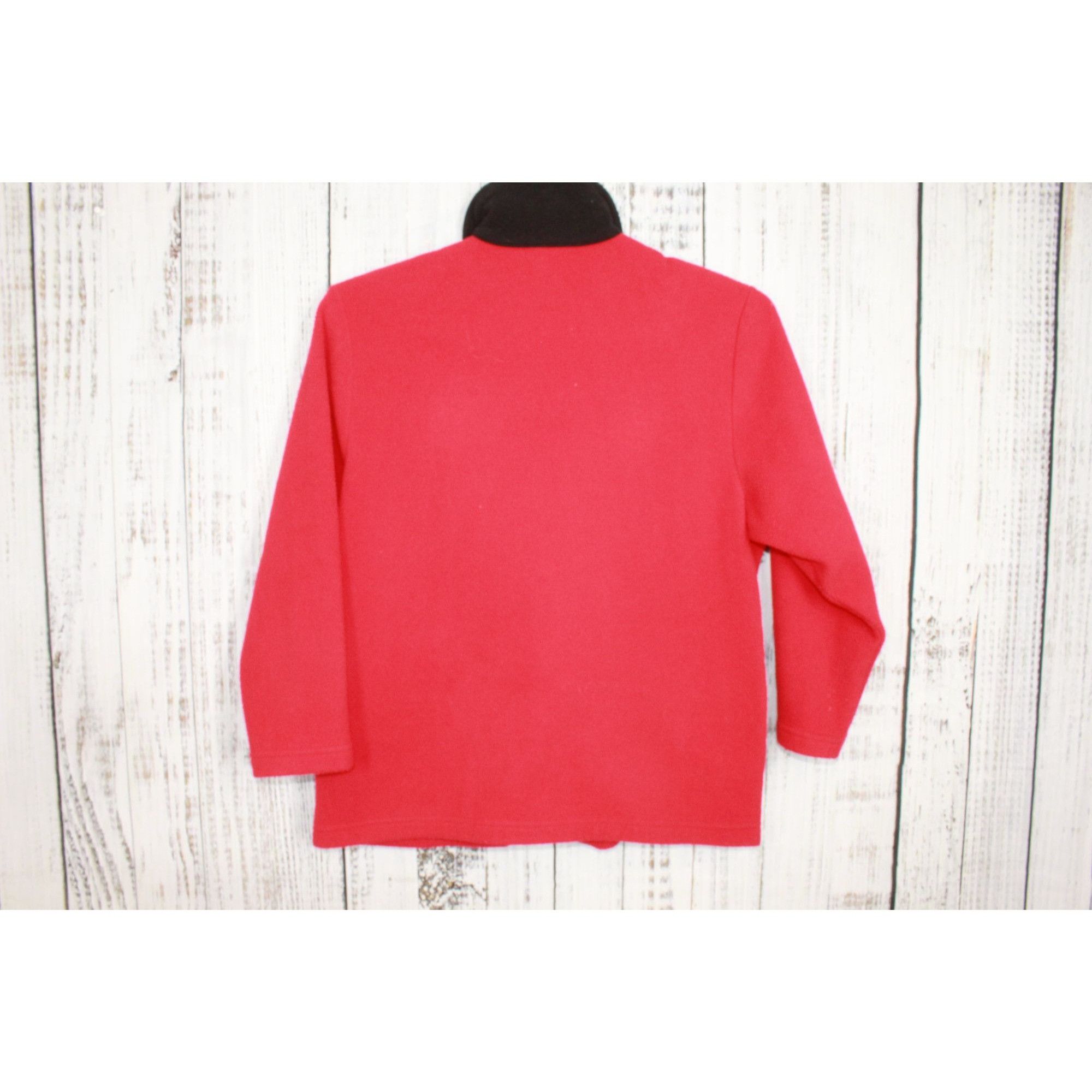 Other Bon Worth Floral Embroidered Fleece Sweater Women’s XSP Size XS / US 0-2 / IT 36-38 - 2 Thumbnail