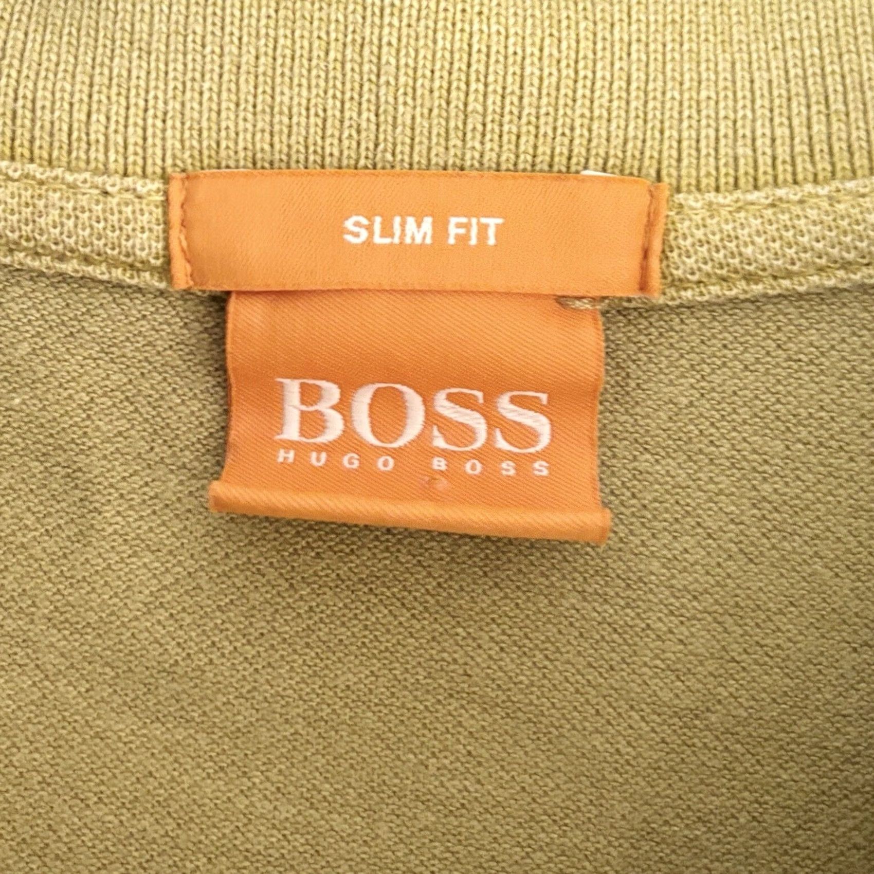 Hugo Boss HUGO BOSS Polo Shirt Pascha Slim Fit Mustard Orange Label Mens M Size US M / EU 48-50 / 2 - 6 Thumbnail