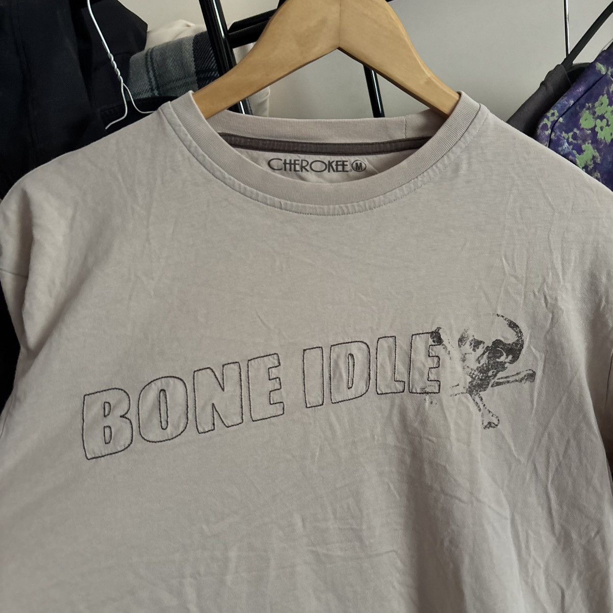 Hysteric Glamour Vintage Y2K Cherokee Avant-Garde Bone Idle Skull T-Shirt Size US M / EU 48-50 / 2 - 3 Thumbnail